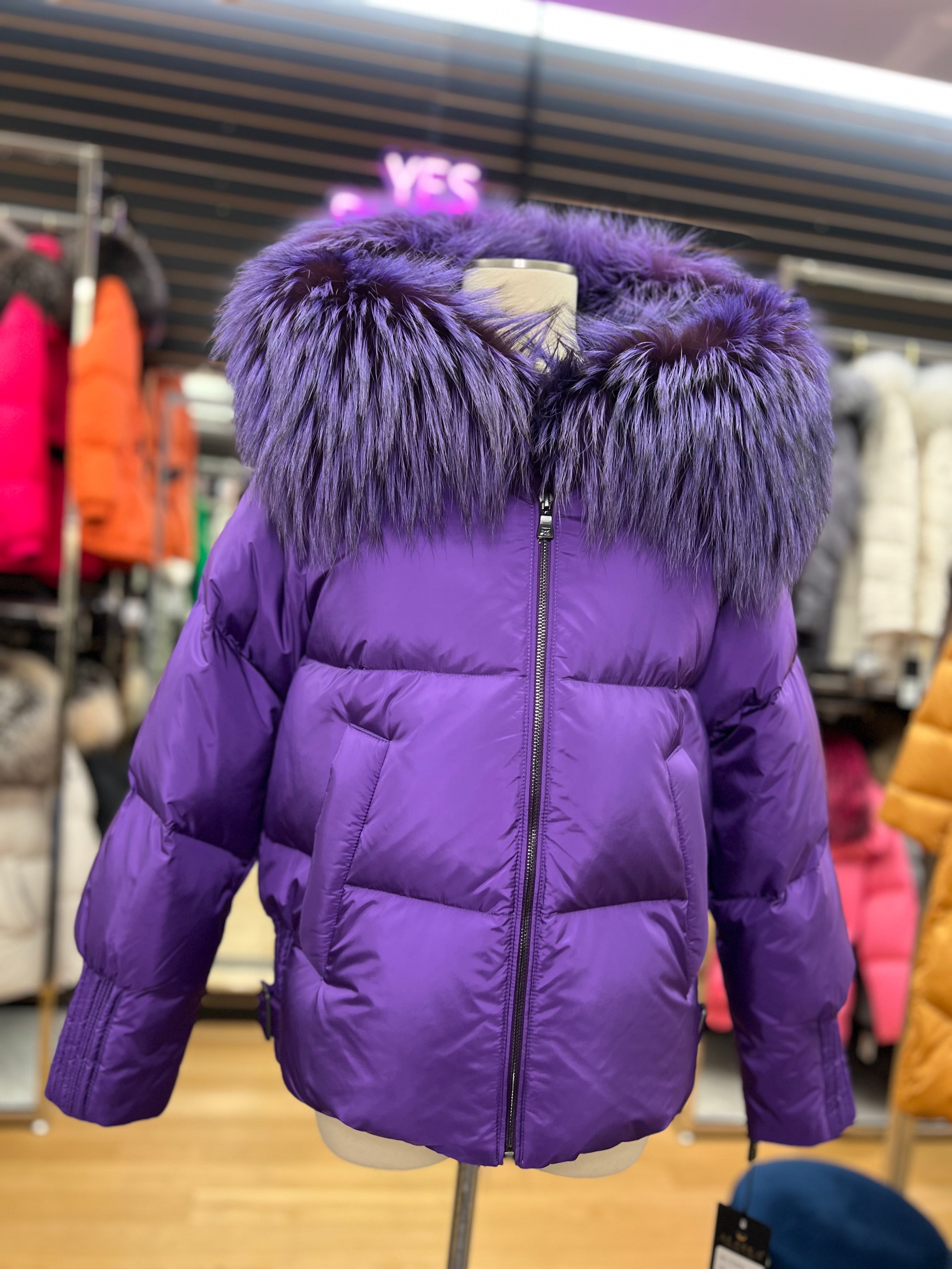 Genuine Silver Fox Fur Down Fill Parka - Energize Trek