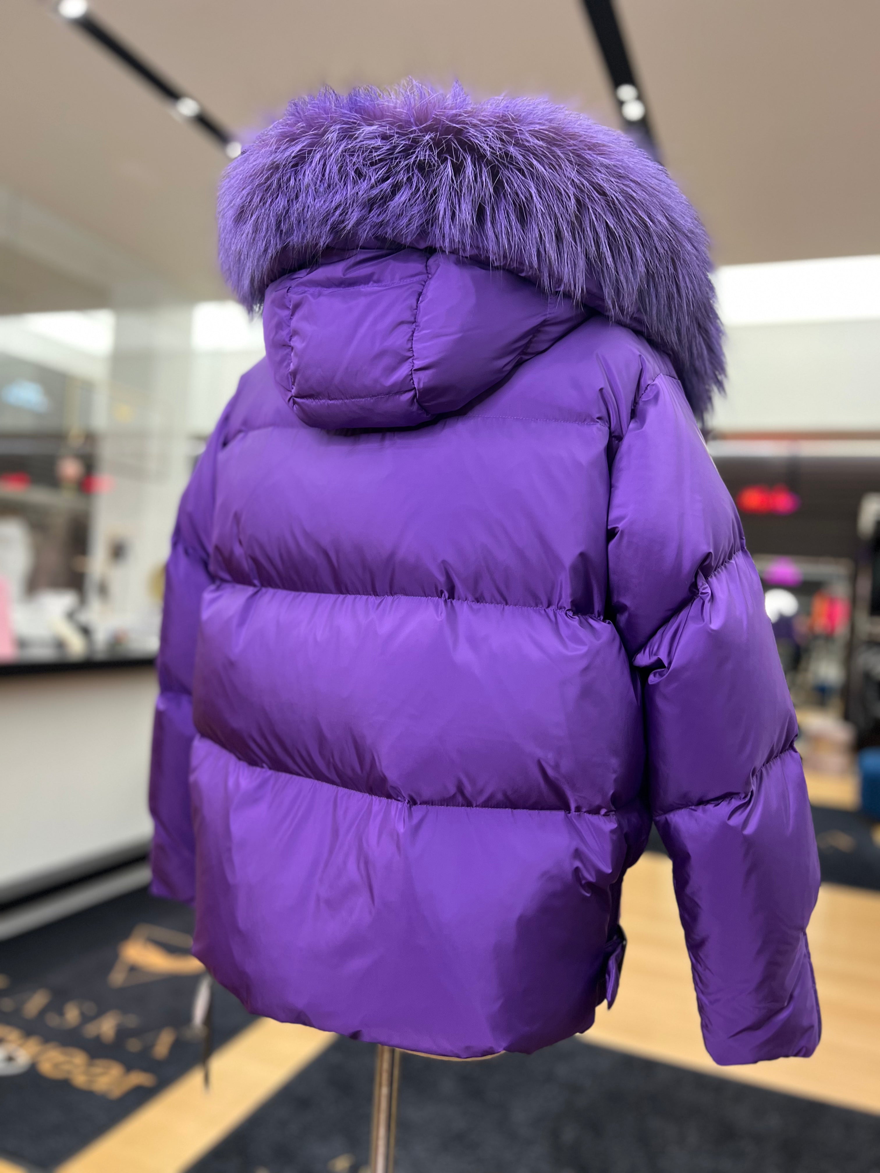Genuine Silver Fox Fur Down Fill Parka - Energize Trek