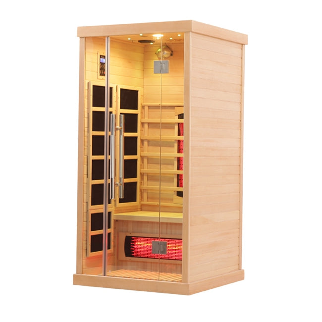 SAUNA EVOLUTION® Full Spectrum Indoor Solid Wood Sauna Far Infrared 11 - Energize Trek