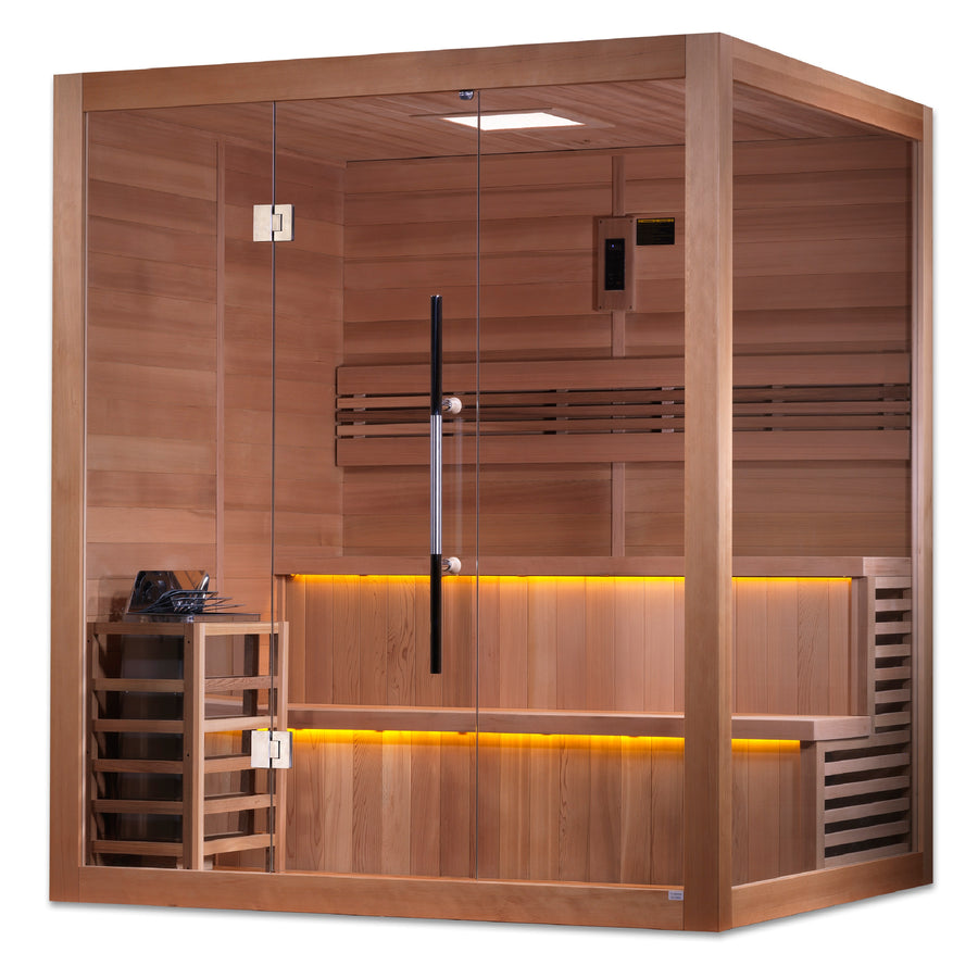 SAUNA EVOLUTION® 4-6 Person Sauna Modern Relax 6 - Energize Trek