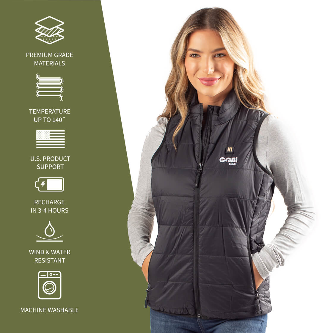 Element Women's Heated Vest - Energize Trek