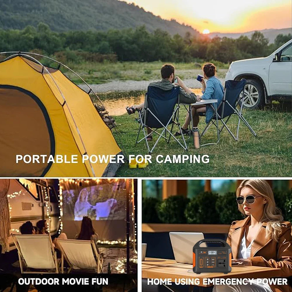 GaiaRay Portable Power Station 256Wh LiFePO4 Solar Generator For Camping - Energize Trek