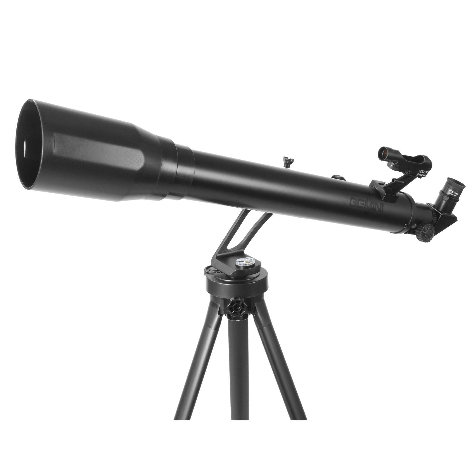 Gemini II Flat Black 70mm AZ Mount Telescope - Energize Trek