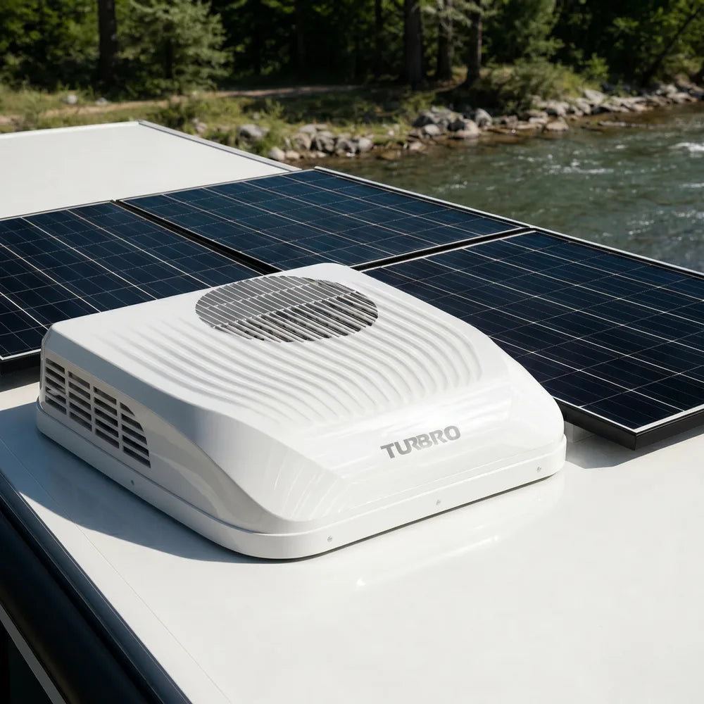 Greenland 9,000 BTU 12V DC Inverter Rooftop RV Air Conditioner - Energize Trek