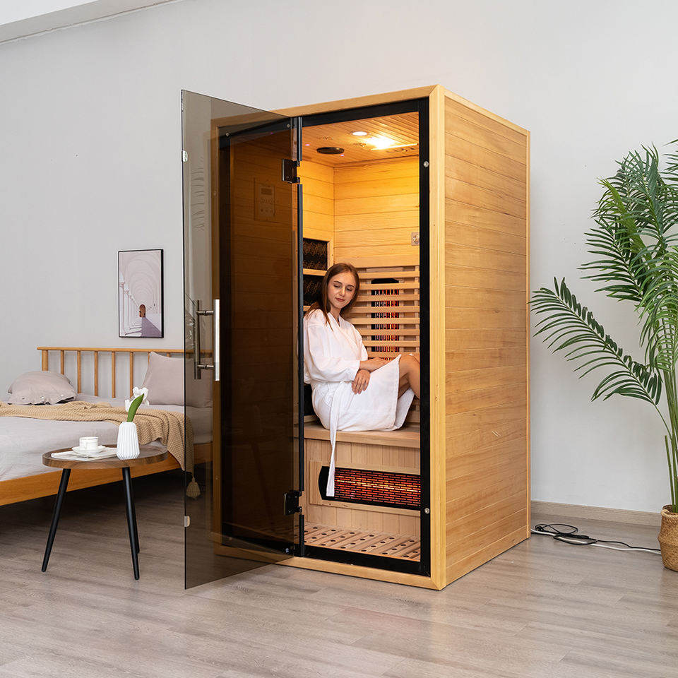 SAUNA EVOLUTION® Luxury Ozone Dry Far Infrared Indoor Sauna - Energize Trek