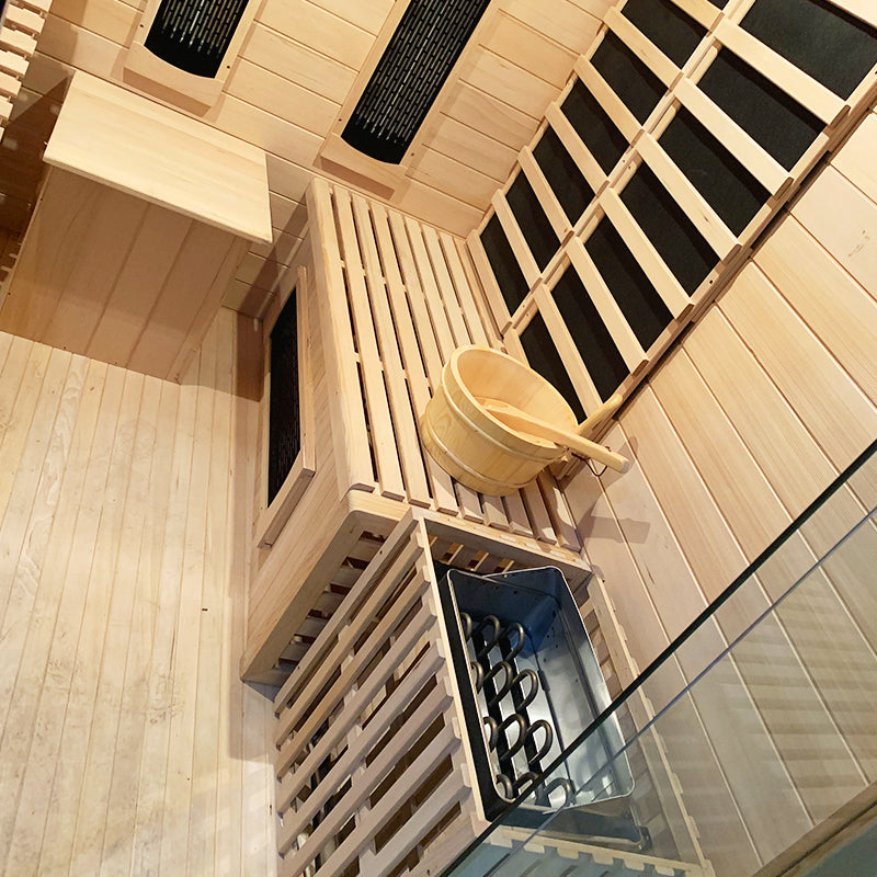 SAUNA EVOLUTION® Indoor Steam and Far-infrared Sauna Dual System 01 - Energize Trek