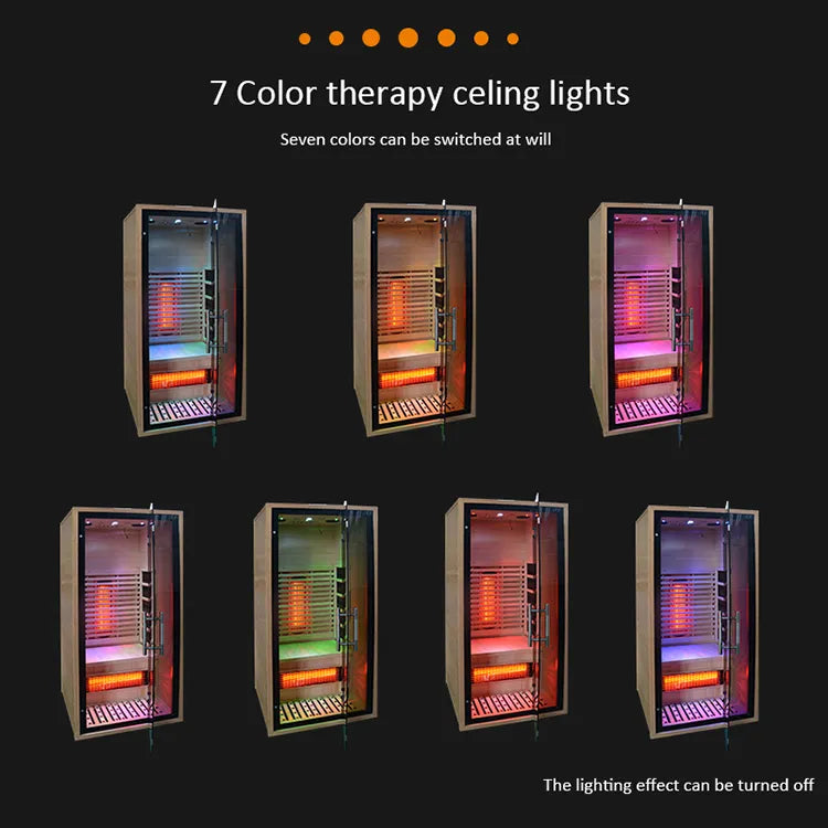 SAUNA EVOLUTION® Luxury Ozone Dry Far Infrared Indoor Sauna - Energize Trek