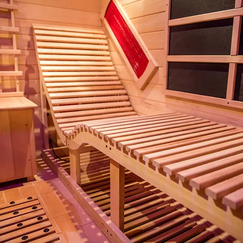 SAUNA EVOLUTION® Indoor Sauna Room with Recliner(Best Seller)Far Infrared 01 - Energize Trek