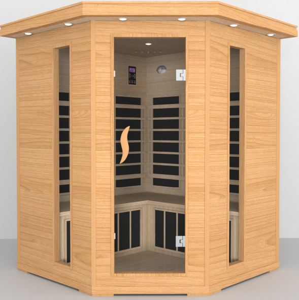 SAUNA EVOLUTION® Low EMF Indoor Wood Sauna With Carbon Panel Far Infrared 16 - Energize Trek