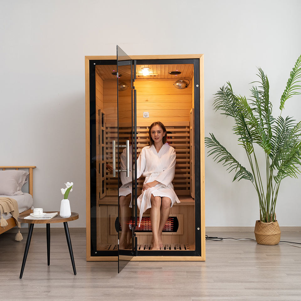 SAUNA EVOLUTION® Luxury Ozone Dry Far Infrared Indoor Sauna - Energize Trek