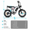 Happyrun Tank G60 Pro 2000W Moped Style Offroad Electric Bike Fat Tire - Energize Trek