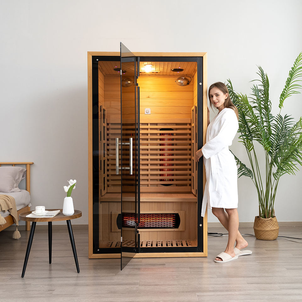 SAUNA EVOLUTION® Luxury Ozone Dry Far Infrared Indoor Sauna - Energize Trek