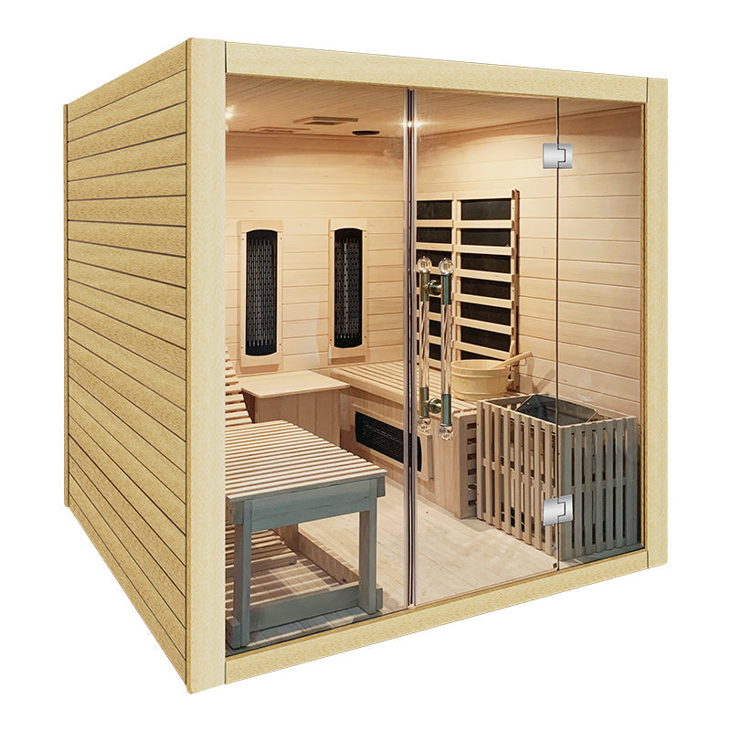 SAUNA EVOLUTION® Indoor Steam and Far-infrared Sauna Dual System 01 - Energize Trek
