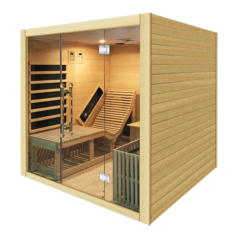 SAUNA EVOLUTION® Indoor Steam and Far-infrared Sauna Dual System 01 - Energize Trek