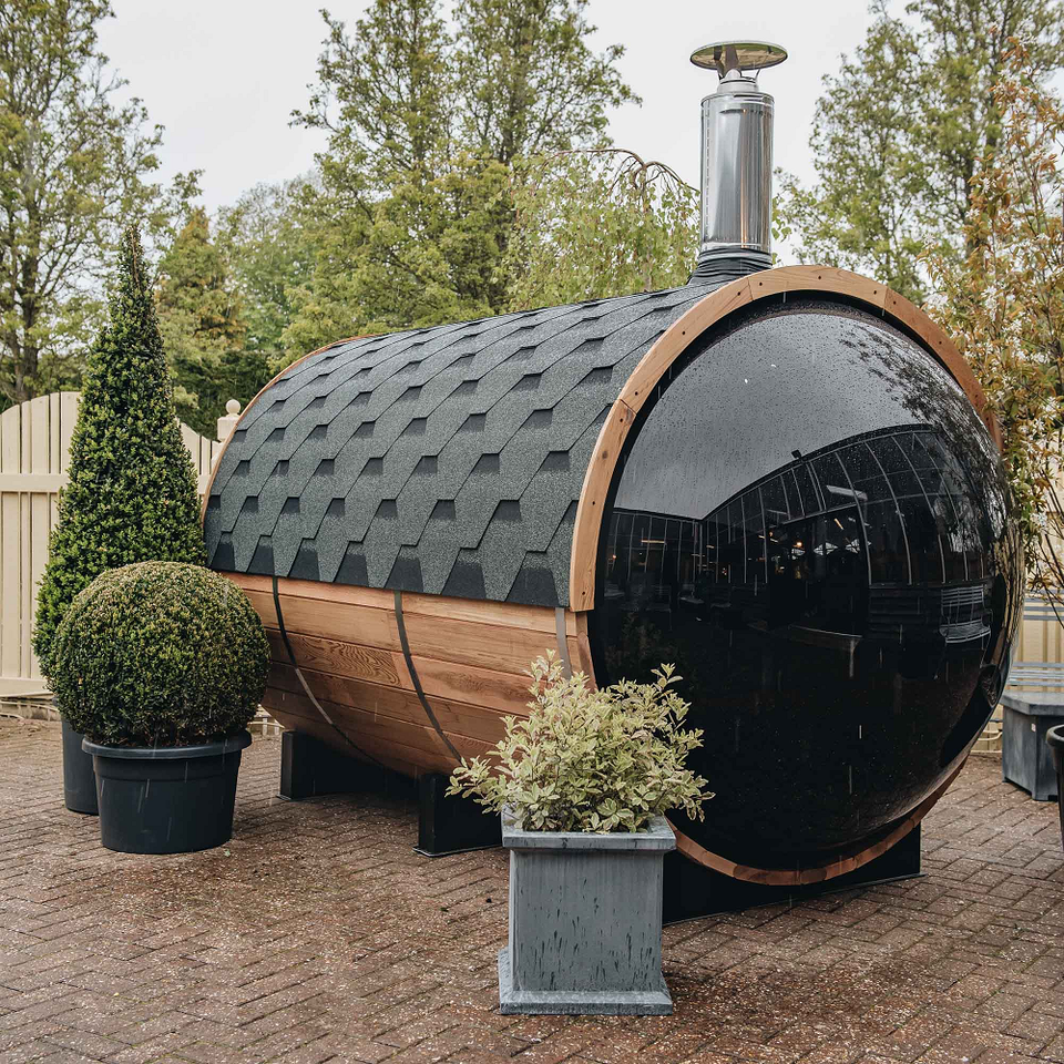 SAUNA EVOLUTION® Barrel Sauna Serenity Nature Air 4 - Energize Trek