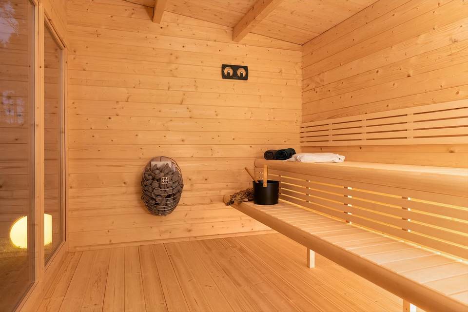 SAUNA EVOLUTION® Large Cabin Sauna Eco Oasis 3 - Energize Trek
