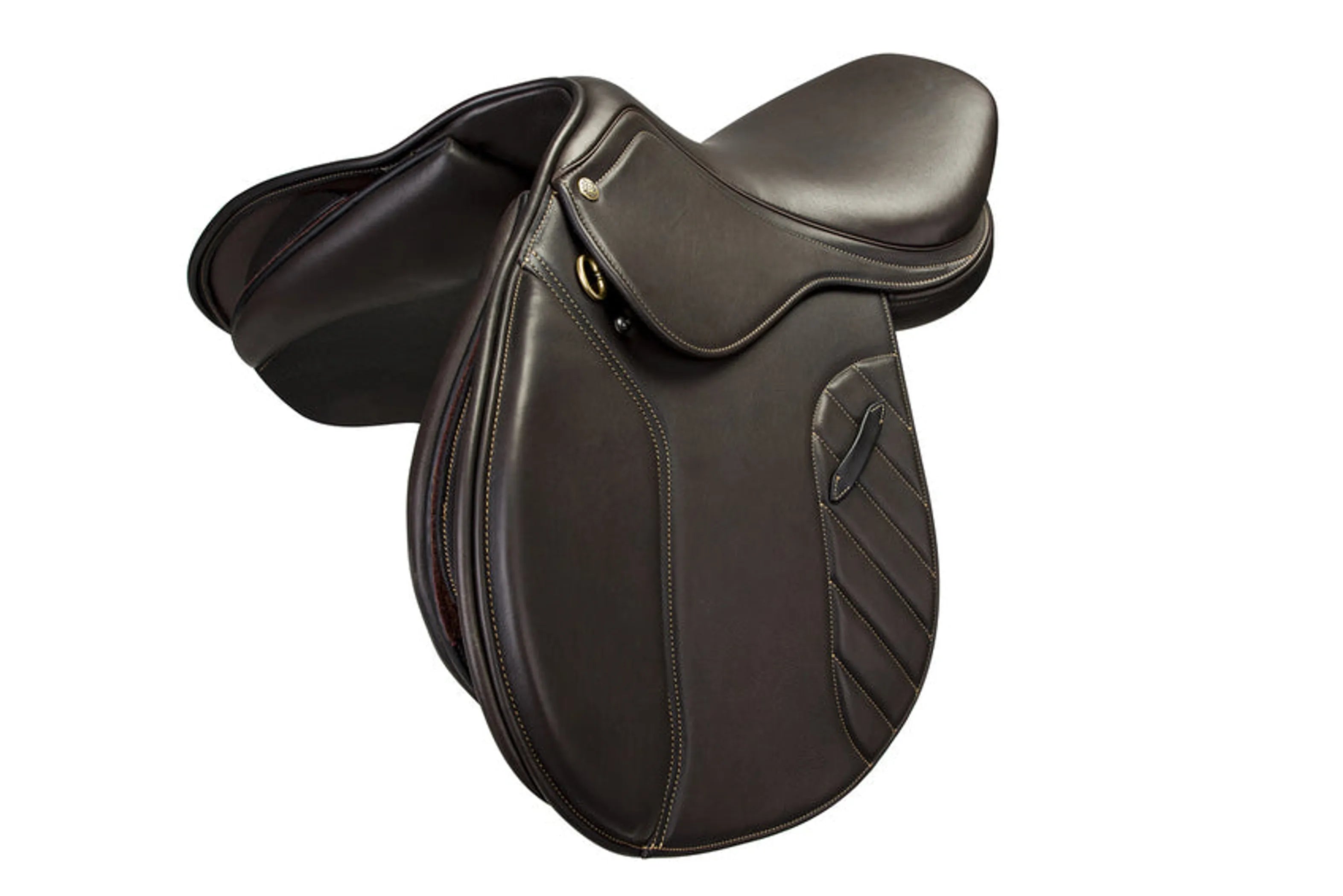Henri de Rivel Synergy Close Contact Saddle - Color: Havana | Pack Of: 1 | Shape: Regular - Energize Trek