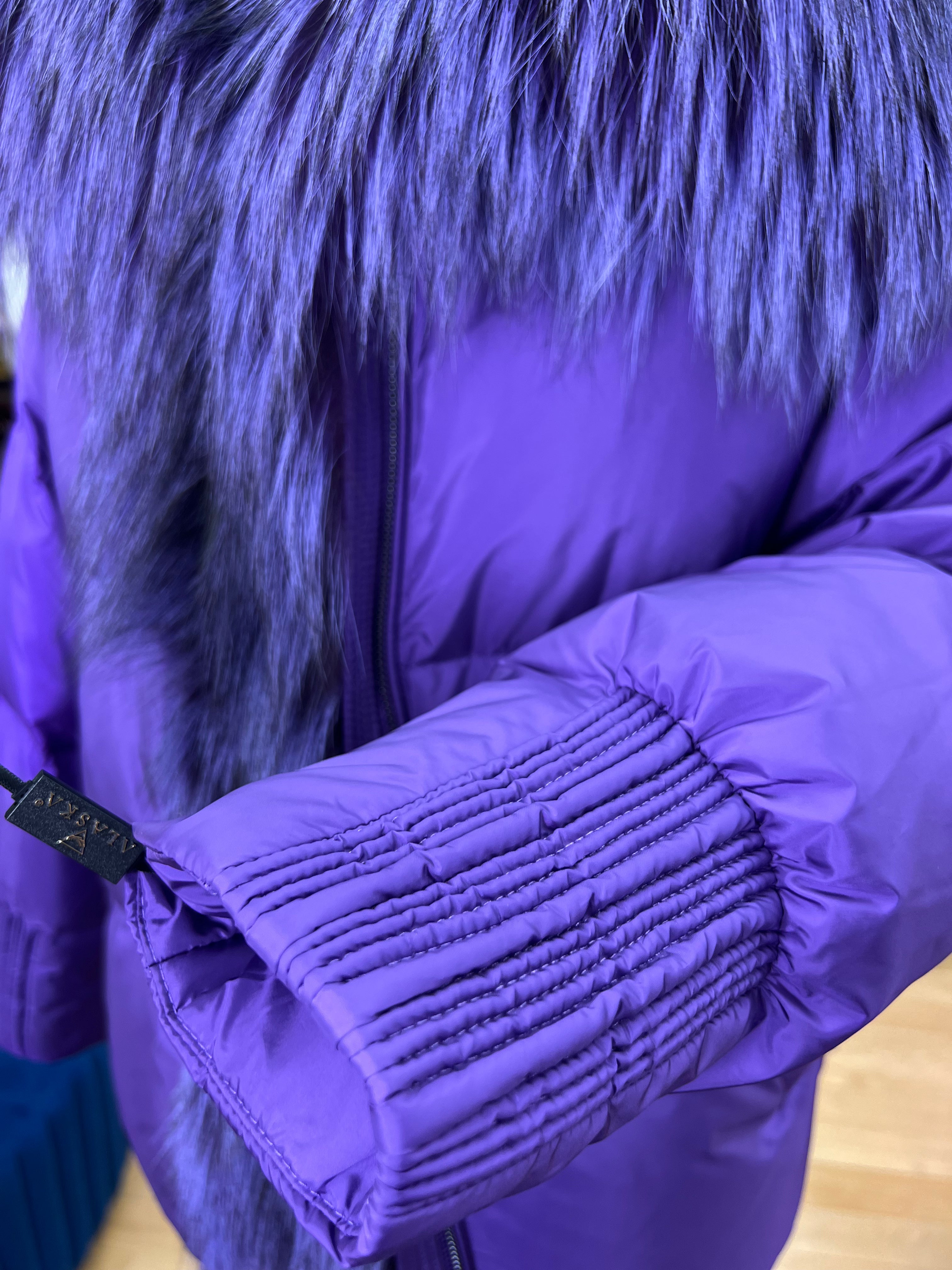 Genuine Silver Fox Fur Down Fill Parka - Energize Trek