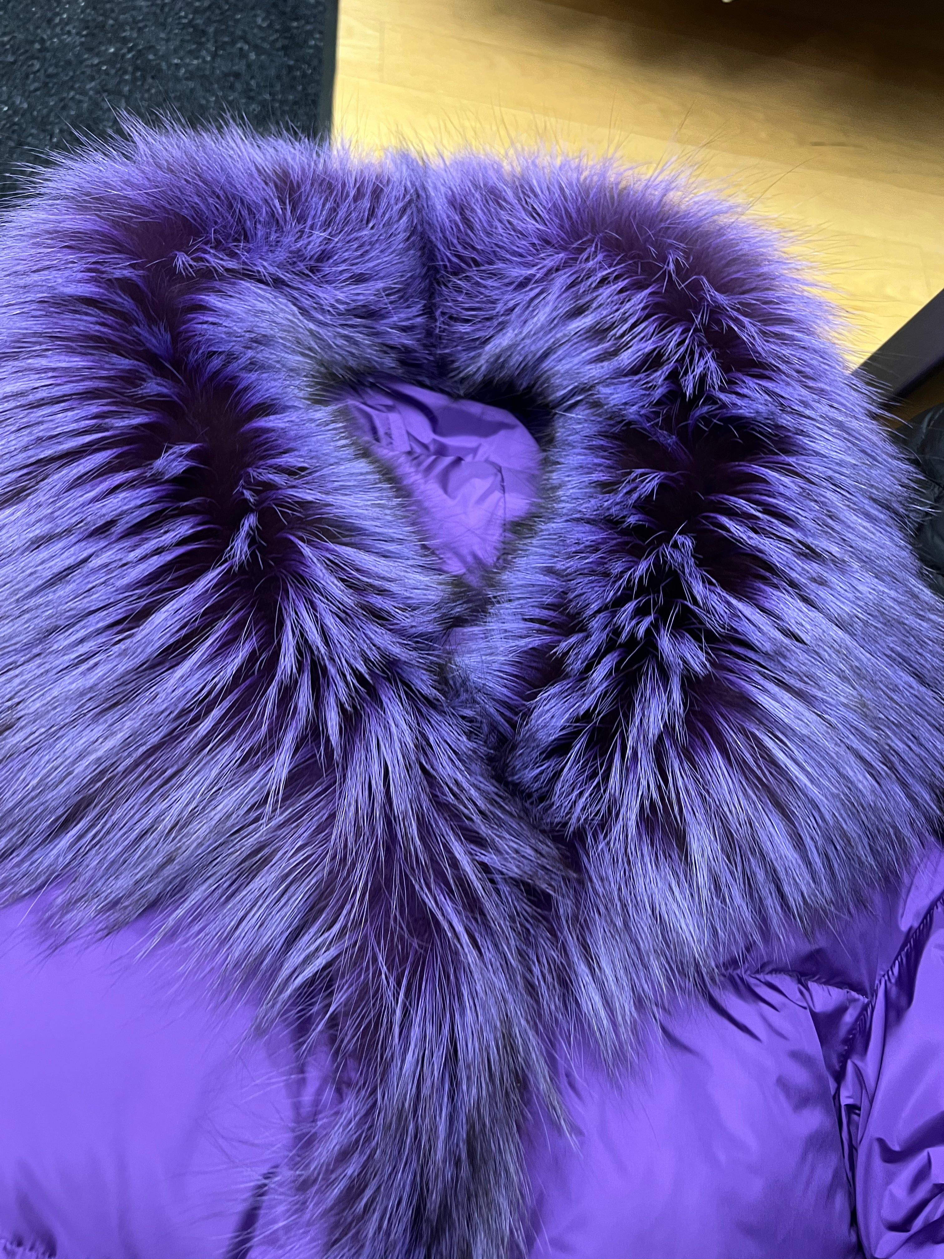 Genuine Silver Fox Fur Down Fill Parka - Energize Trek