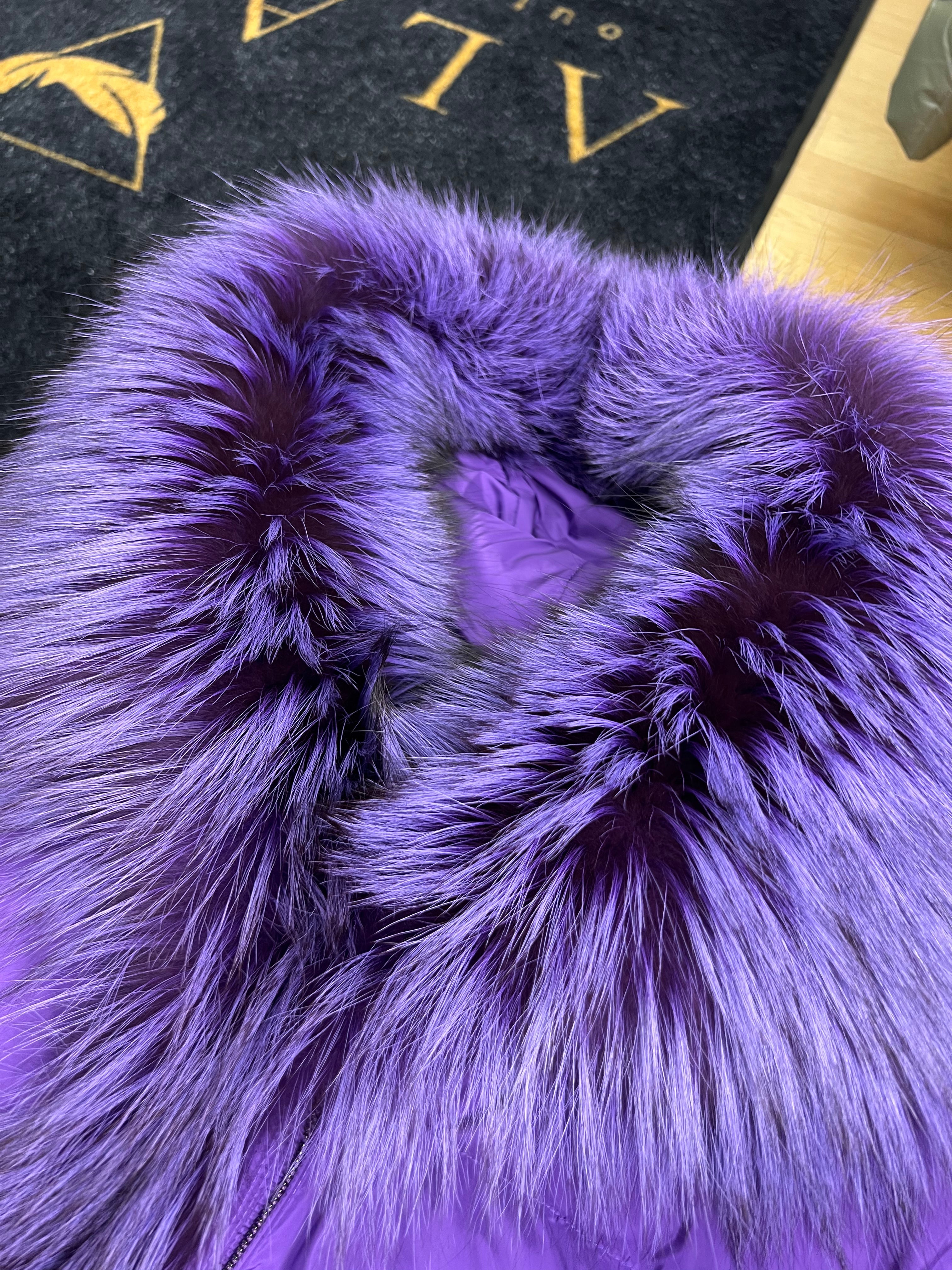 Genuine Silver Fox Fur Down Fill Parka - Energize Trek