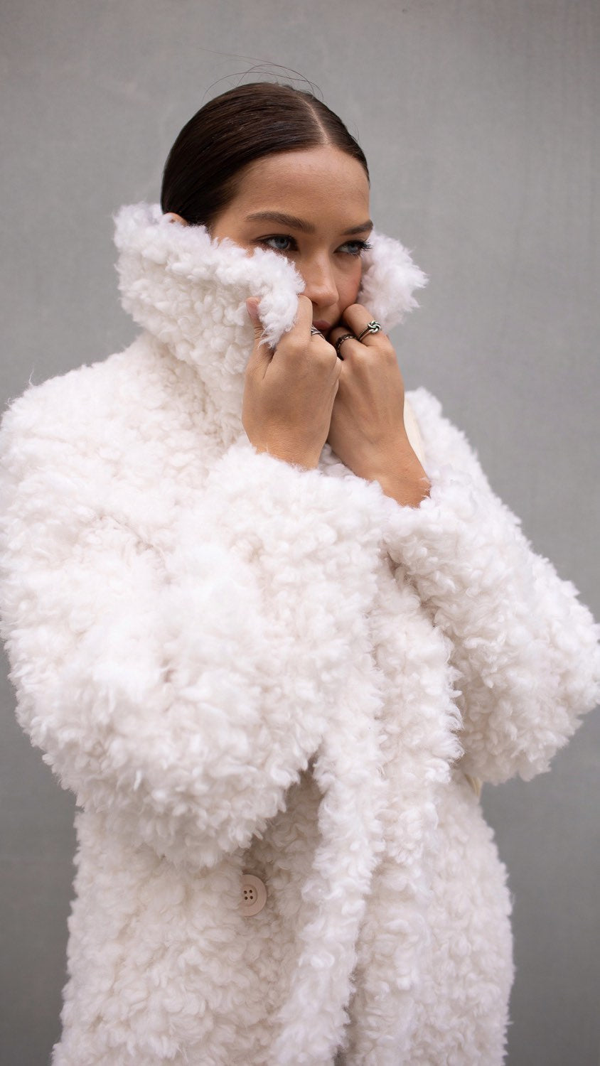 Teddy Bear Genuine Peruvian Wool Fur Coat - Energize Trek