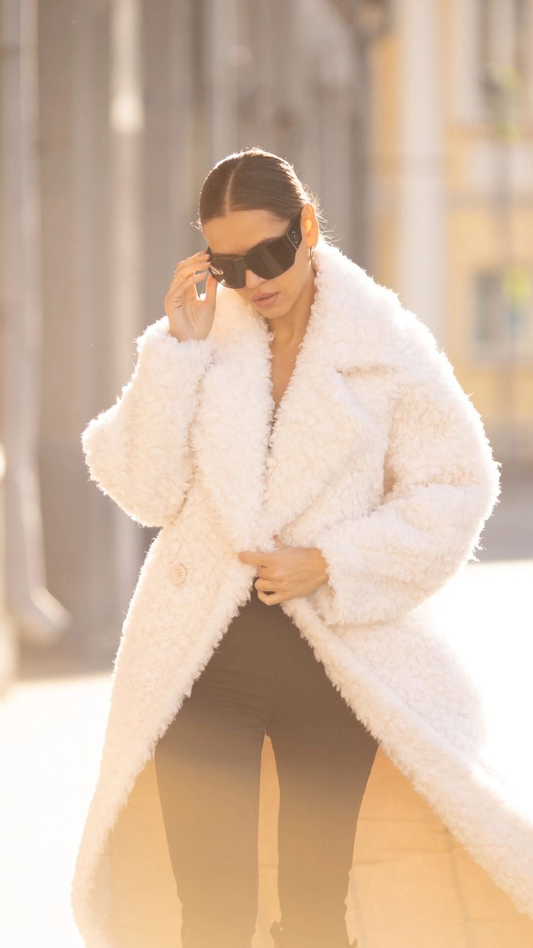 Teddy Bear Genuine Peruvian Wool Fur Coat - Energize Trek