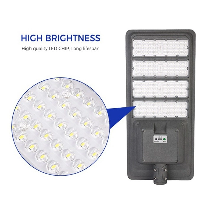 9000W Aluminum Frame All In One Solar Street /Parking Lights Motion Sensor, Dusk to Dawn 180000LM with Remote Control - Energize Trek