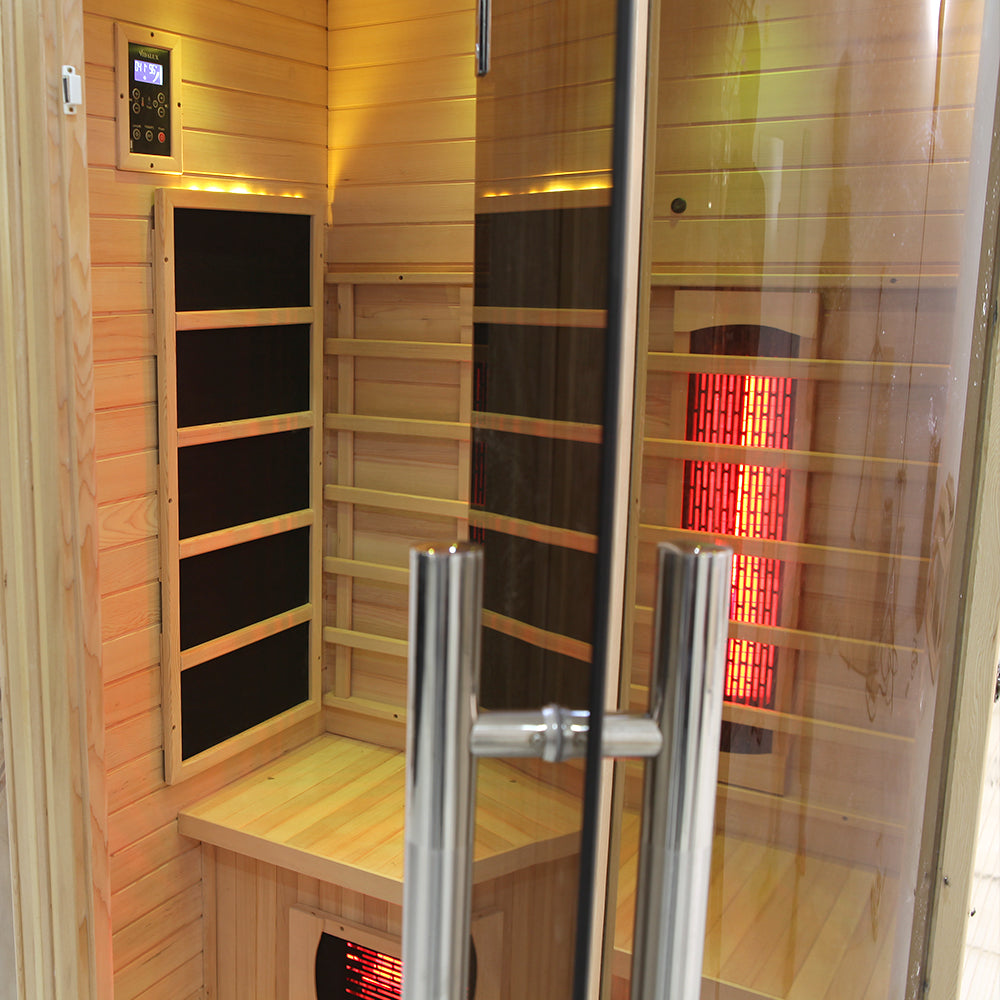 SAUNA EVOLUTION® Full Spectrum Indoor Sauna Room Far Infrared 10 - Energize Trek
