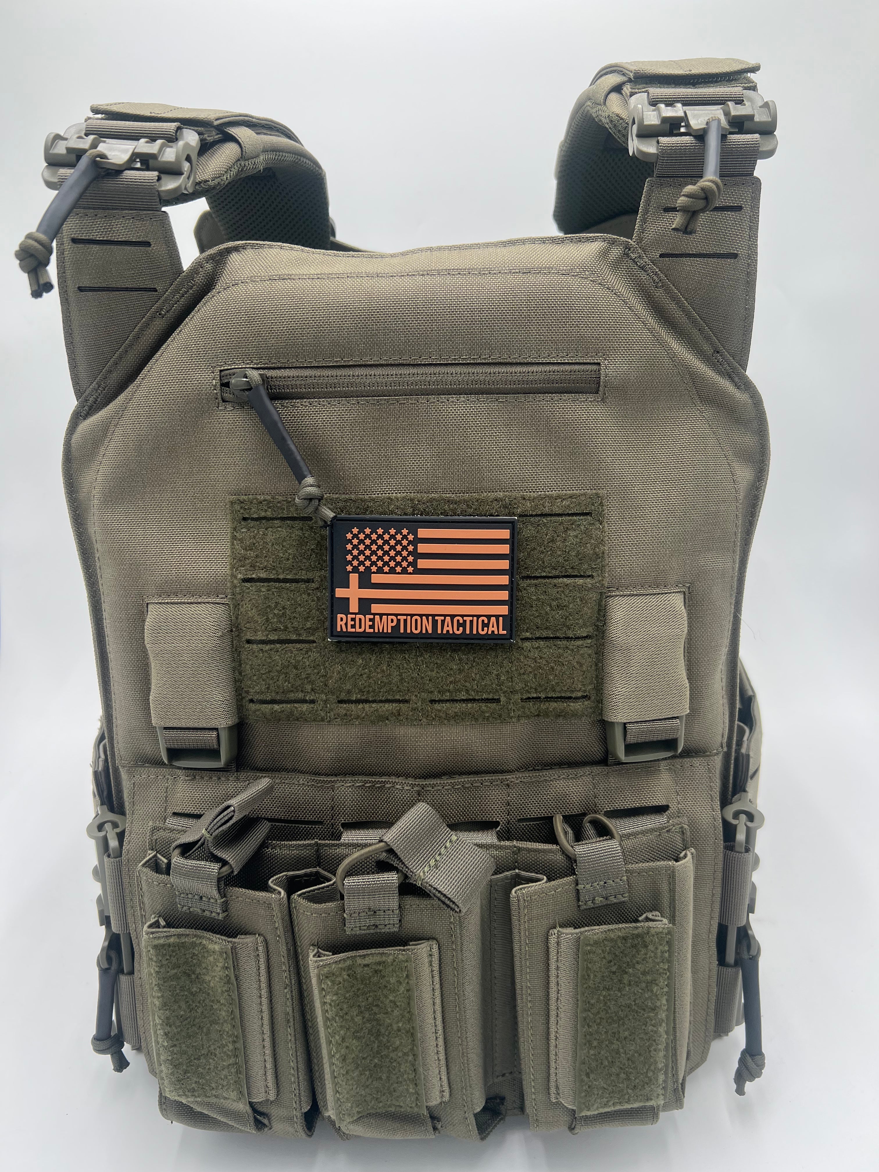 BIG BOY Crusader 2.0 XL Armor COMBO PACKAGE LIGHTWEIGHT LEVEL IV (2) XL Ceramic Front/Back Plates - Energize Trek