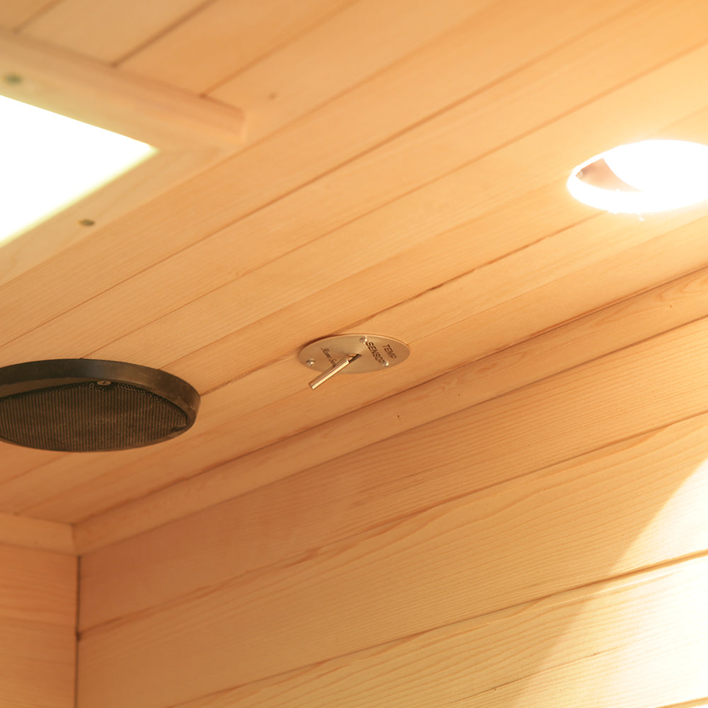 SAUNA EVOLUTION® Indoor Carbon Heaters Glass Door Sauna Room Far Infrared 09 - Energize Trek