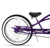 Micargi Marten 3.0 GS 26¡° Stretch Cruiser Bike Spring Fork-CP, Single Speed KT Coaster-Brake Alloy 3" FAT Polish RIMS BMX Bottom Bracket Cr-Mo axle, Three Piece Crank 1700mm, Hi-Rise Steel Handlebar 26"x3.0 FAT Tire - Energize Trek