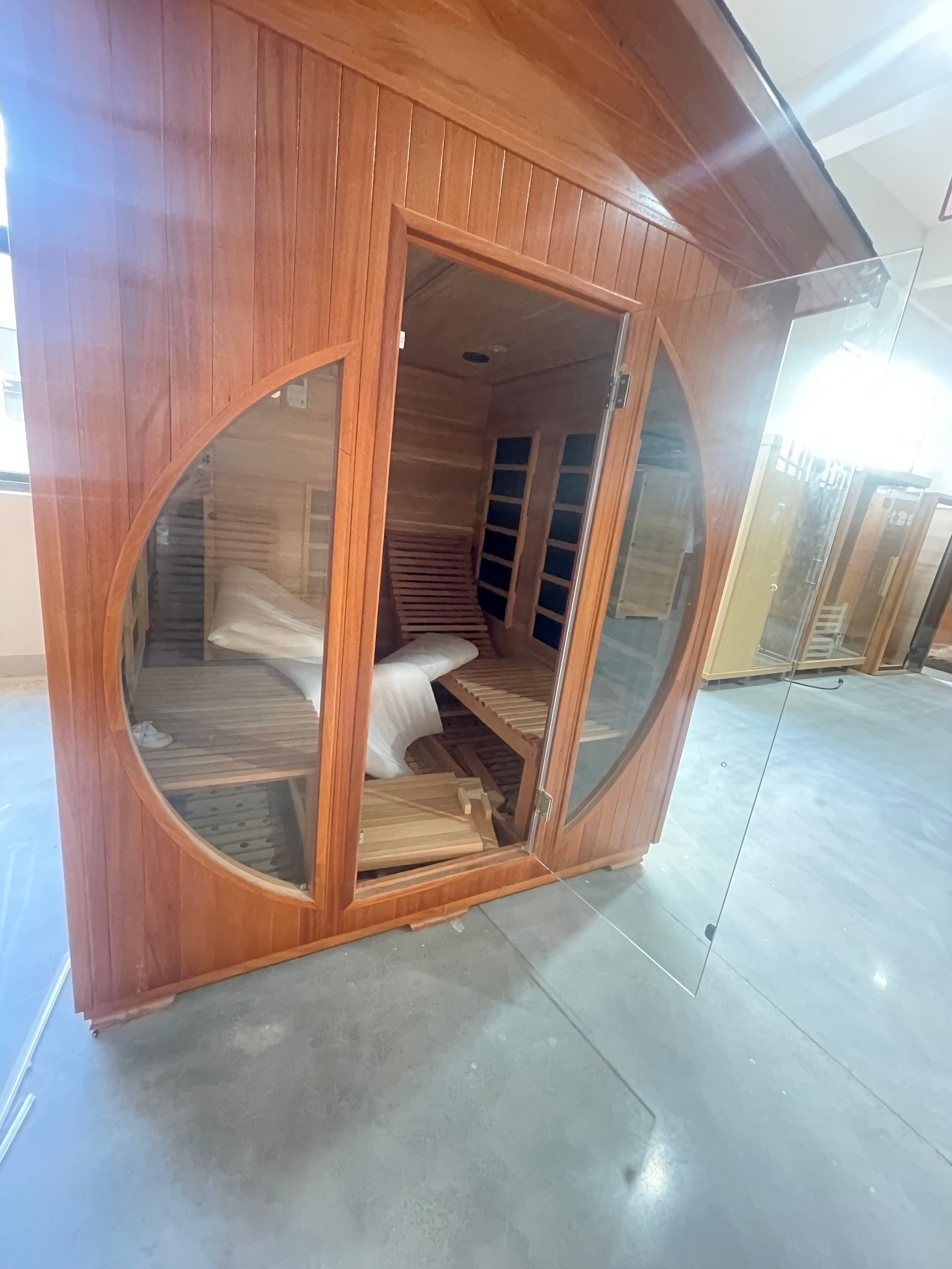 SAUNA EVOLUTION® Far Infrared Outdoor Harmony Sauna Room - Energize Trek