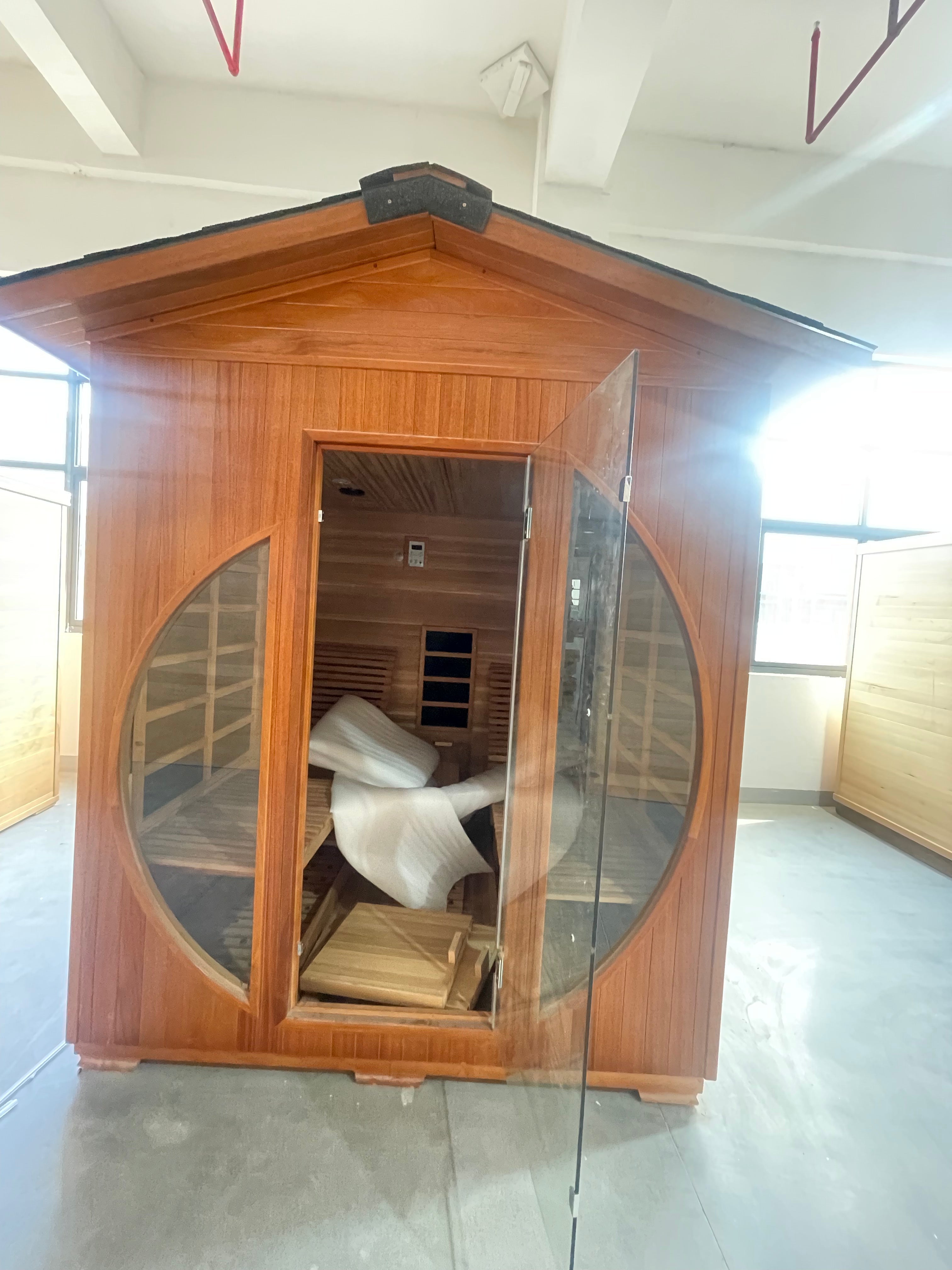SAUNA EVOLUTION® Far Infrared Outdoor Harmony Sauna Room - Energize Trek