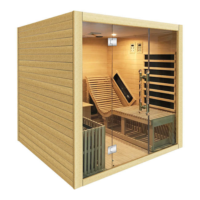 SAUNA EVOLUTION® Indoor Steam and Far-infrared Sauna Dual System 01 - Energize Trek