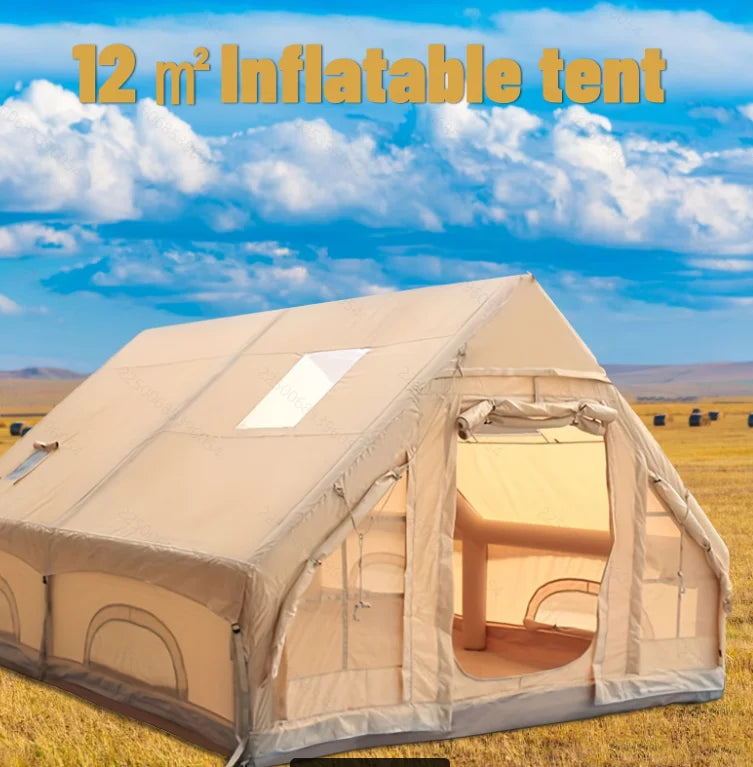 Inflatable Camping Tent With Skylight And Breathable Mesh - Energize Trek