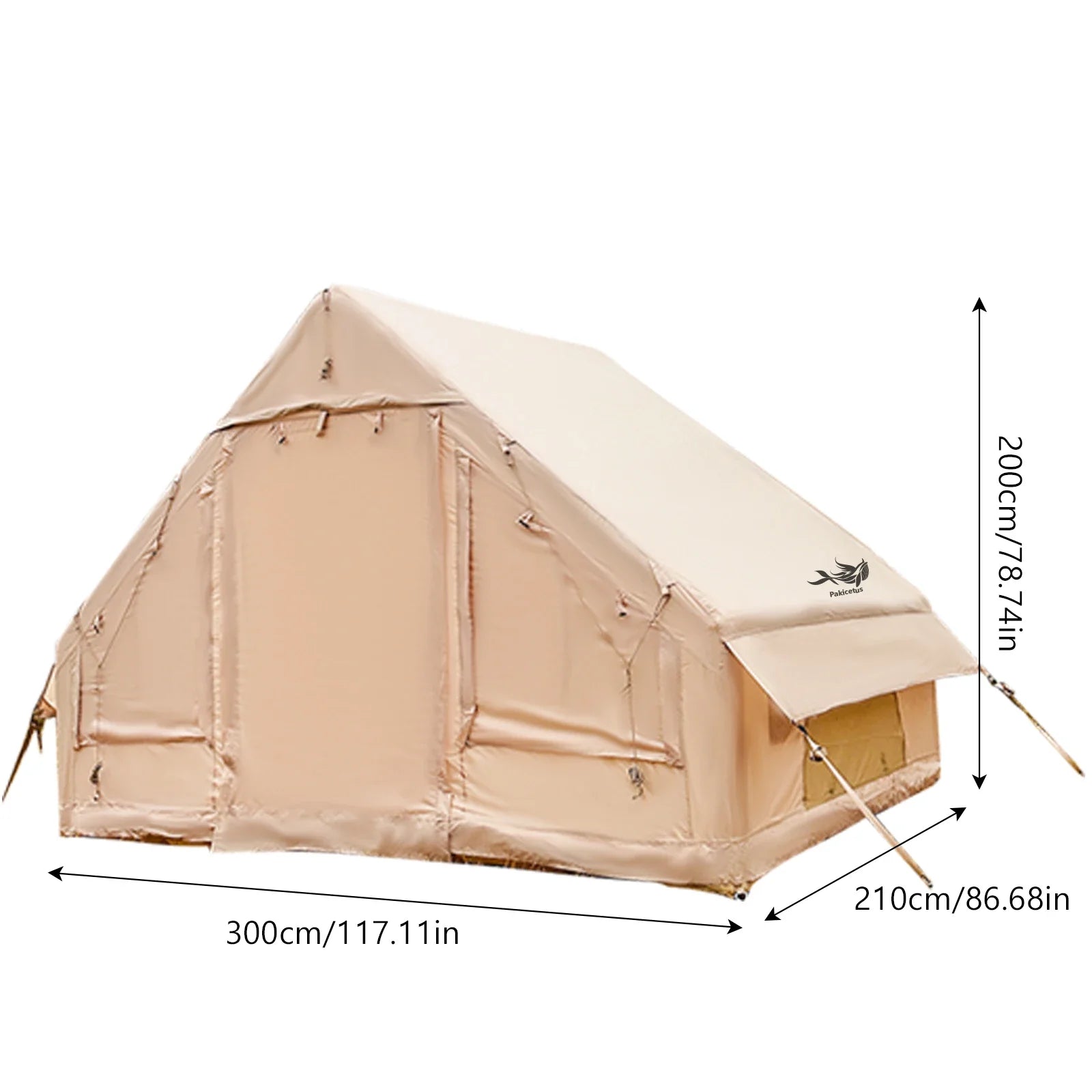 Inflatable Camping Tent With Skylight And Breathable Mesh - Energize Trek