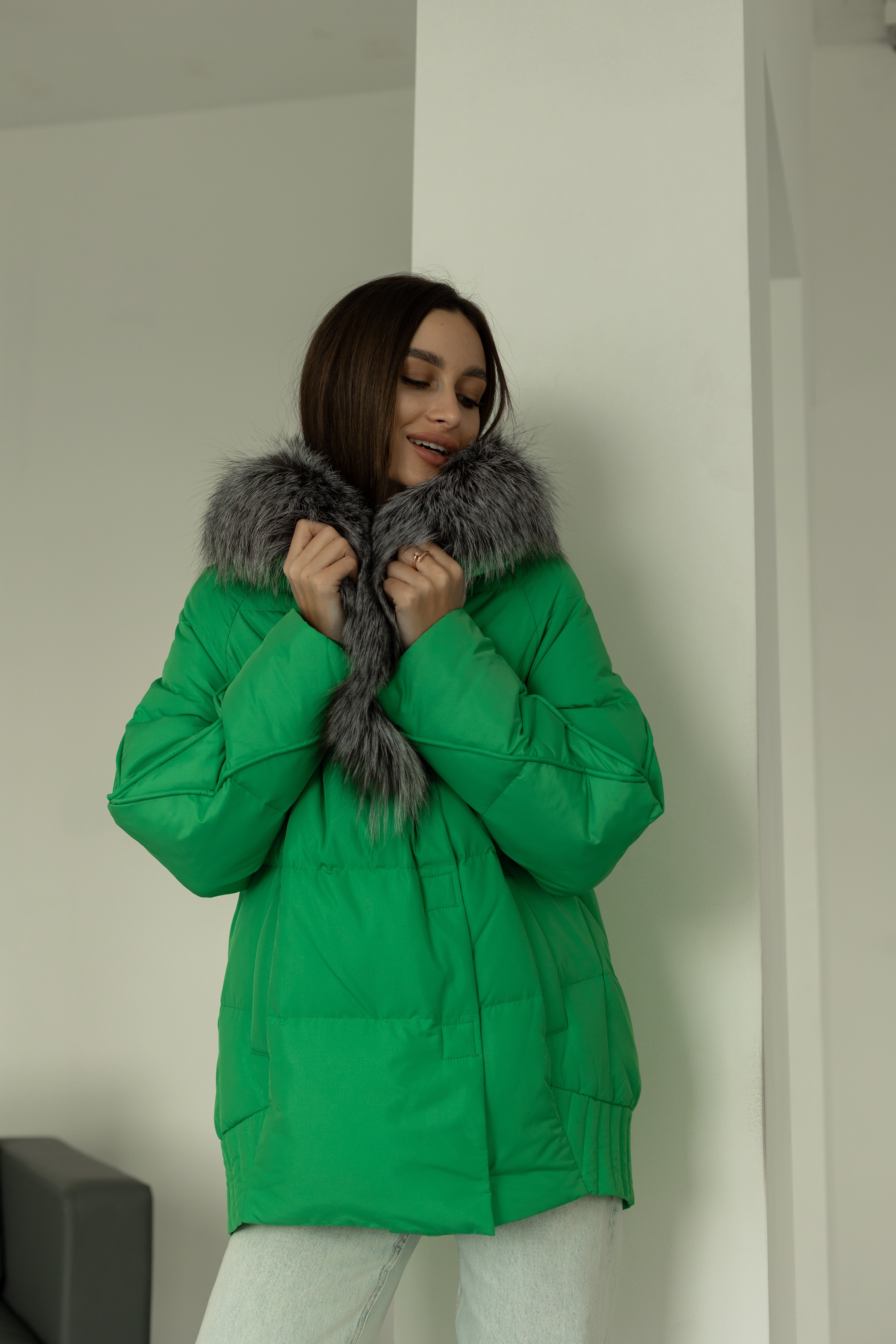 Genuine Silver Fox Down Fill Jacket - Energize Trek