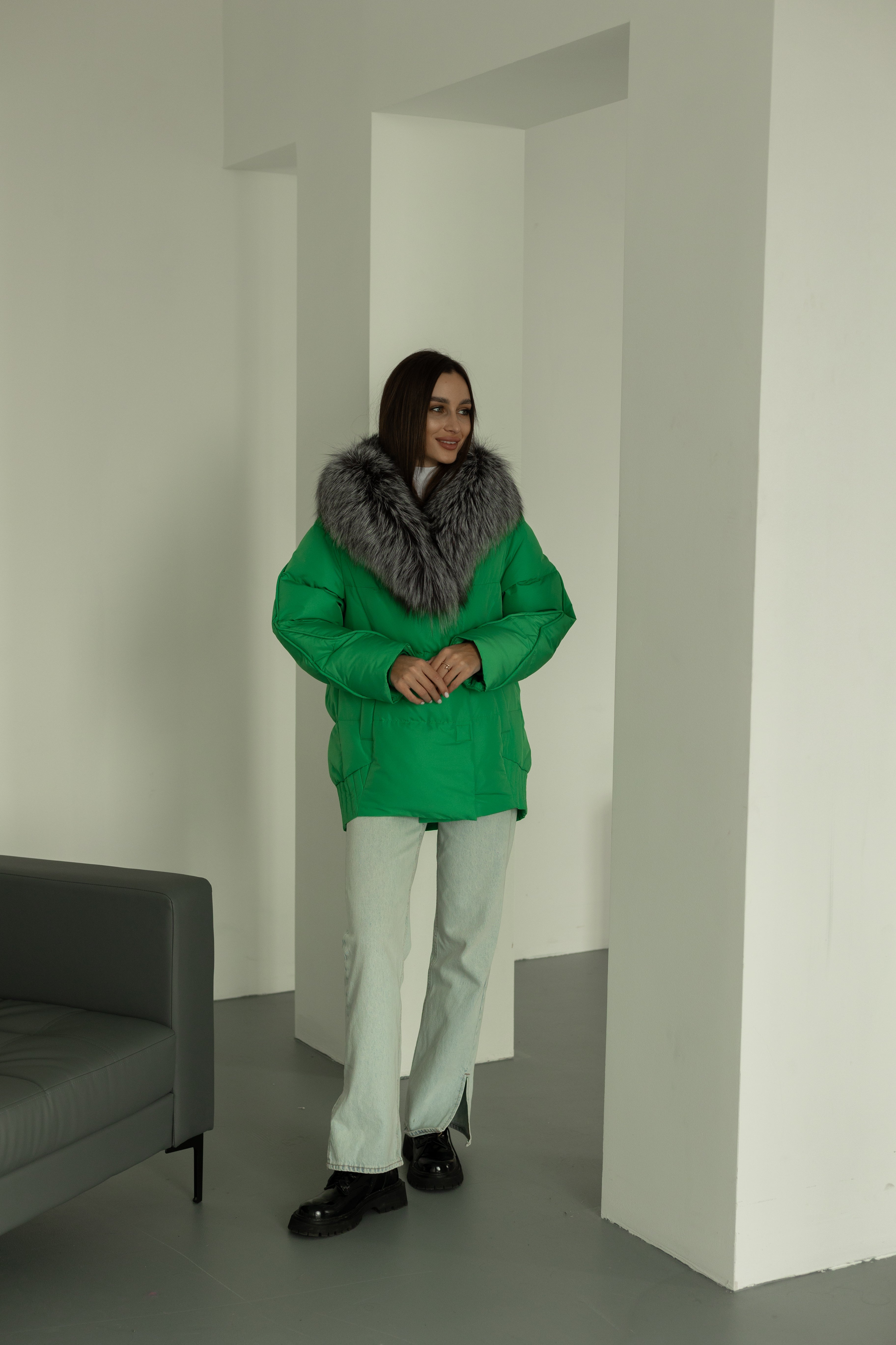 Genuine Silver Fox Down Fill Jacket - Energize Trek