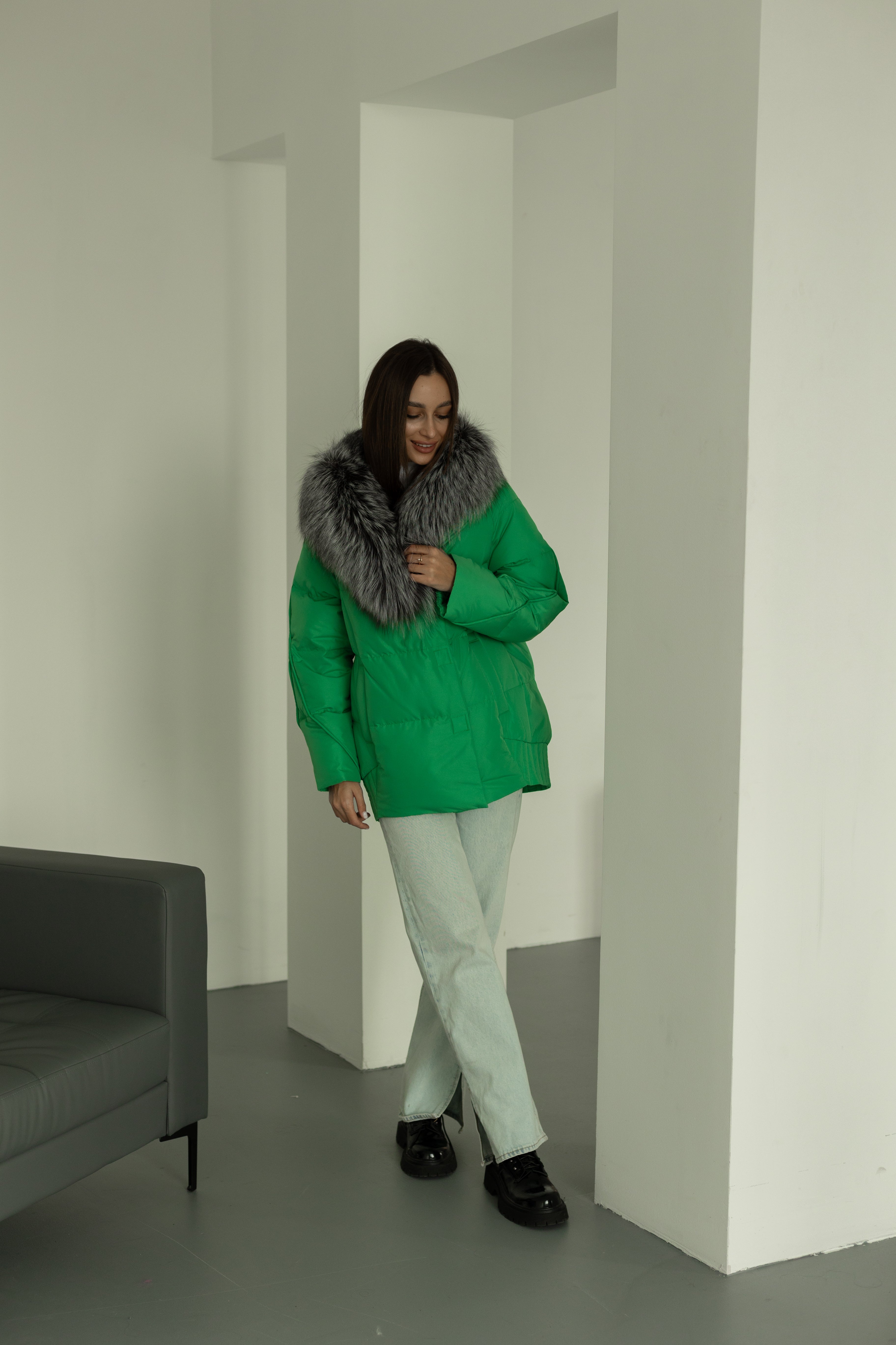 Genuine Silver Fox Down Fill Jacket - Energize Trek