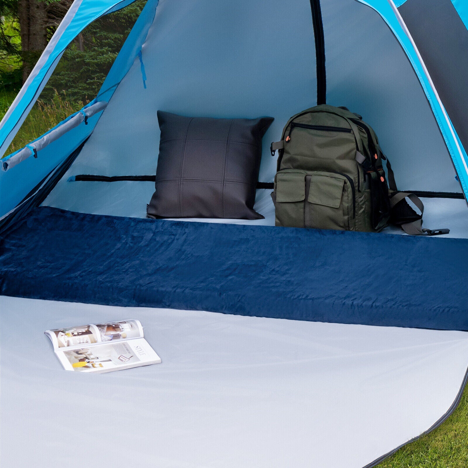 Lightweight Portable Memory Camping Mattress with Carrying Bag - Energize Trek