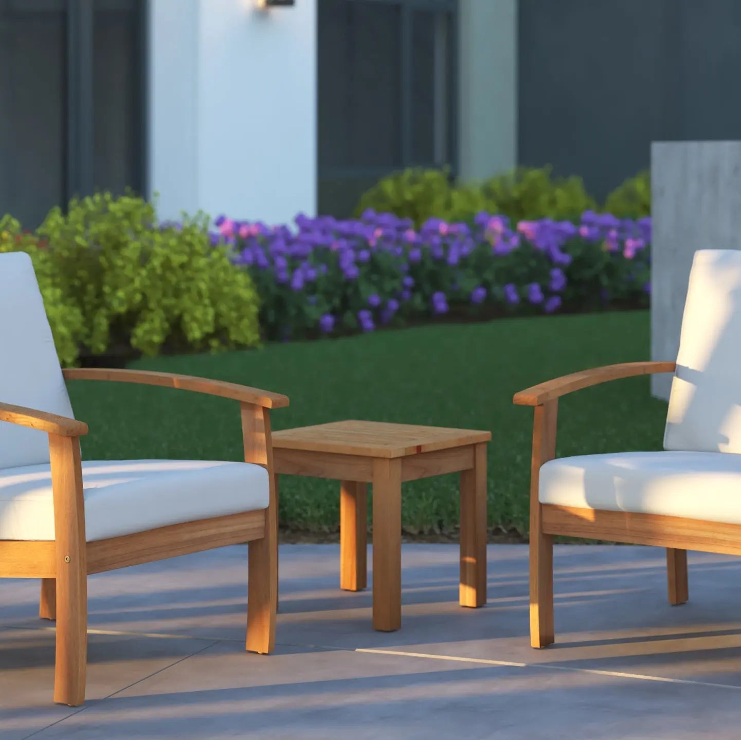 Lio/Oslo Wooden Side Table - Energize Trek
