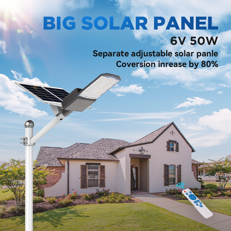 1200W solar street light with pole -30,000lumens - Energize Trek