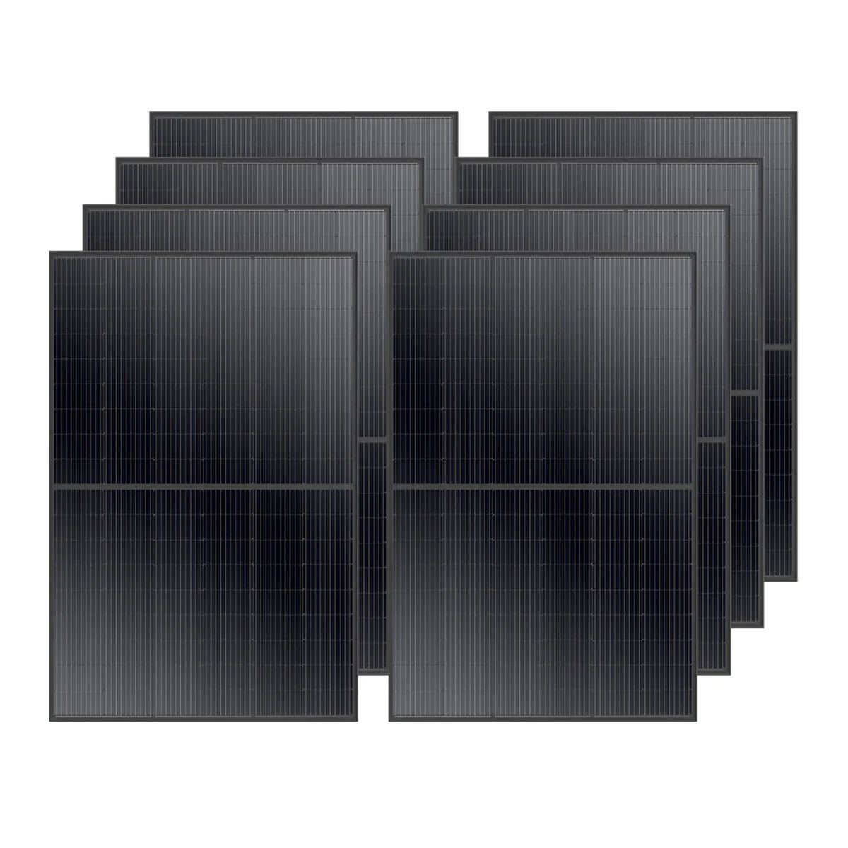 MEGA 410 | 410 Watt Solar Panel | Premium Grid-tie or Off-grid Solar Panel for Residential, Commercial, Agriculture | 25-Year Output Warranty | UL Certified ( 8 Panels) - Energize Trek