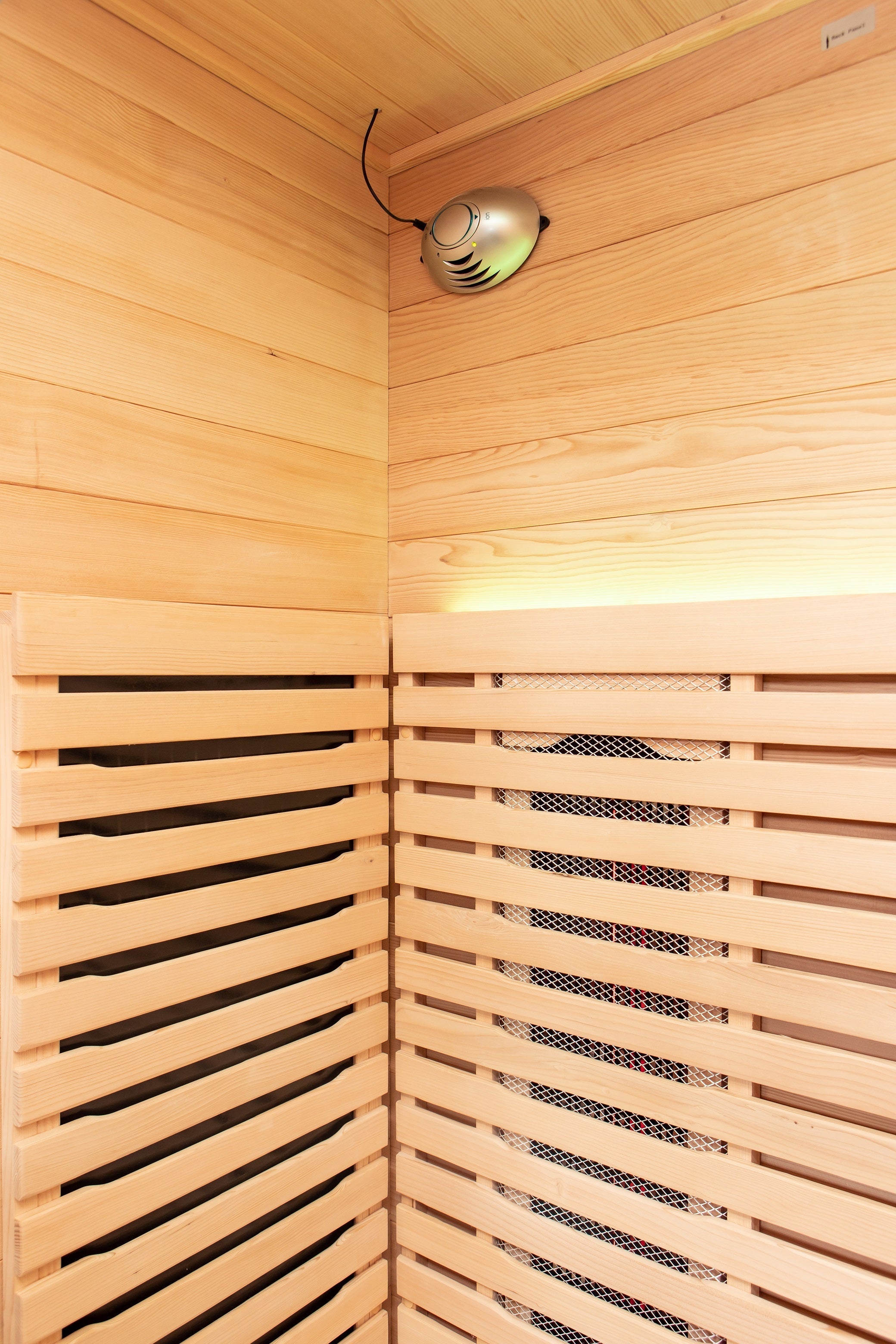 Peak Saunas Shasta 1-Person Full Spectrum Infrared Sauna with XL Medical-Grade Red Light Therapy & Smart WiFi App Control - Energize Trek