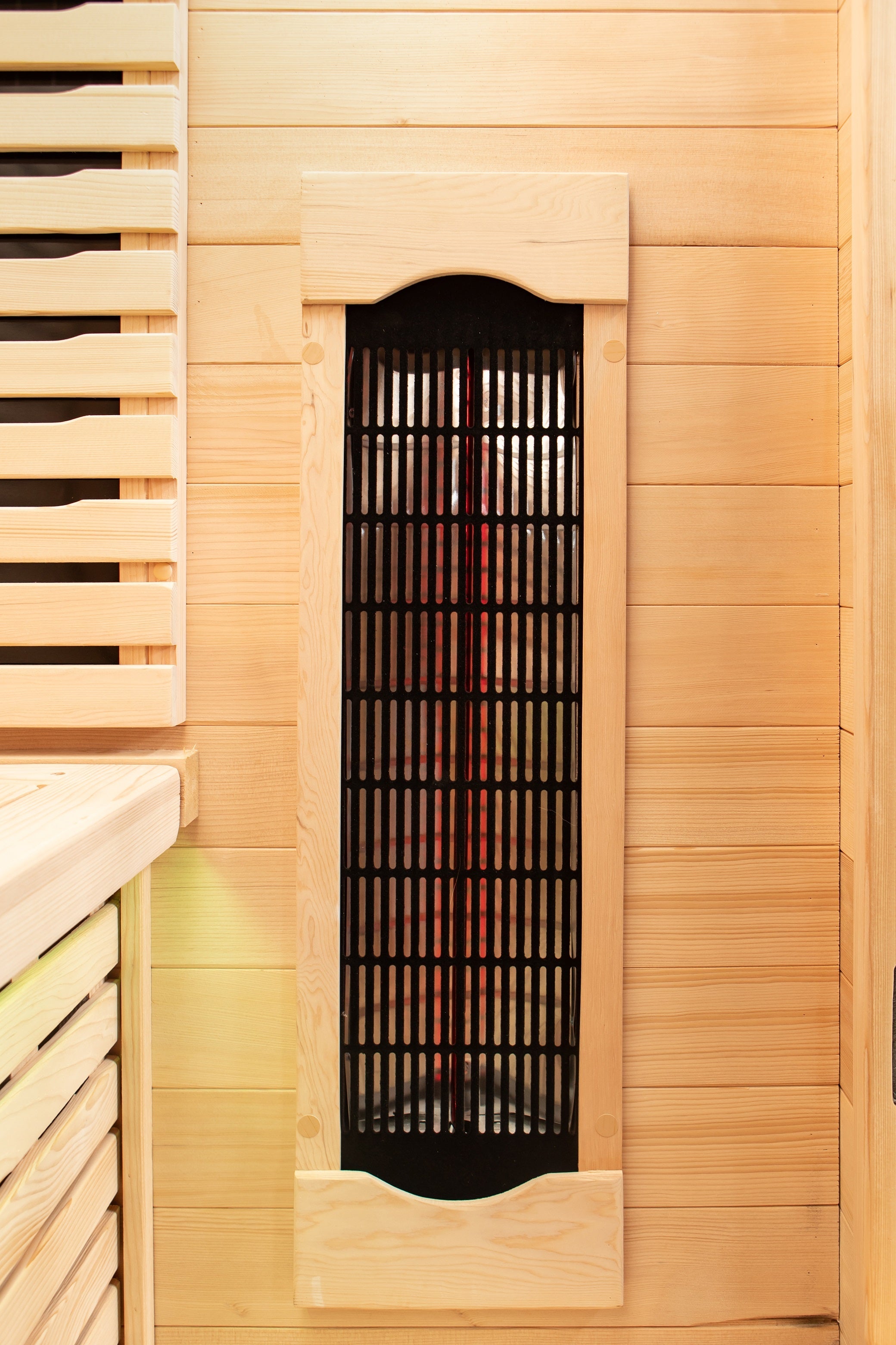 Peak Saunas Shasta 1-Person Full Spectrum Infrared Sauna with XL Medical-Grade Red Light Therapy & Smart WiFi App Control - Energize Trek