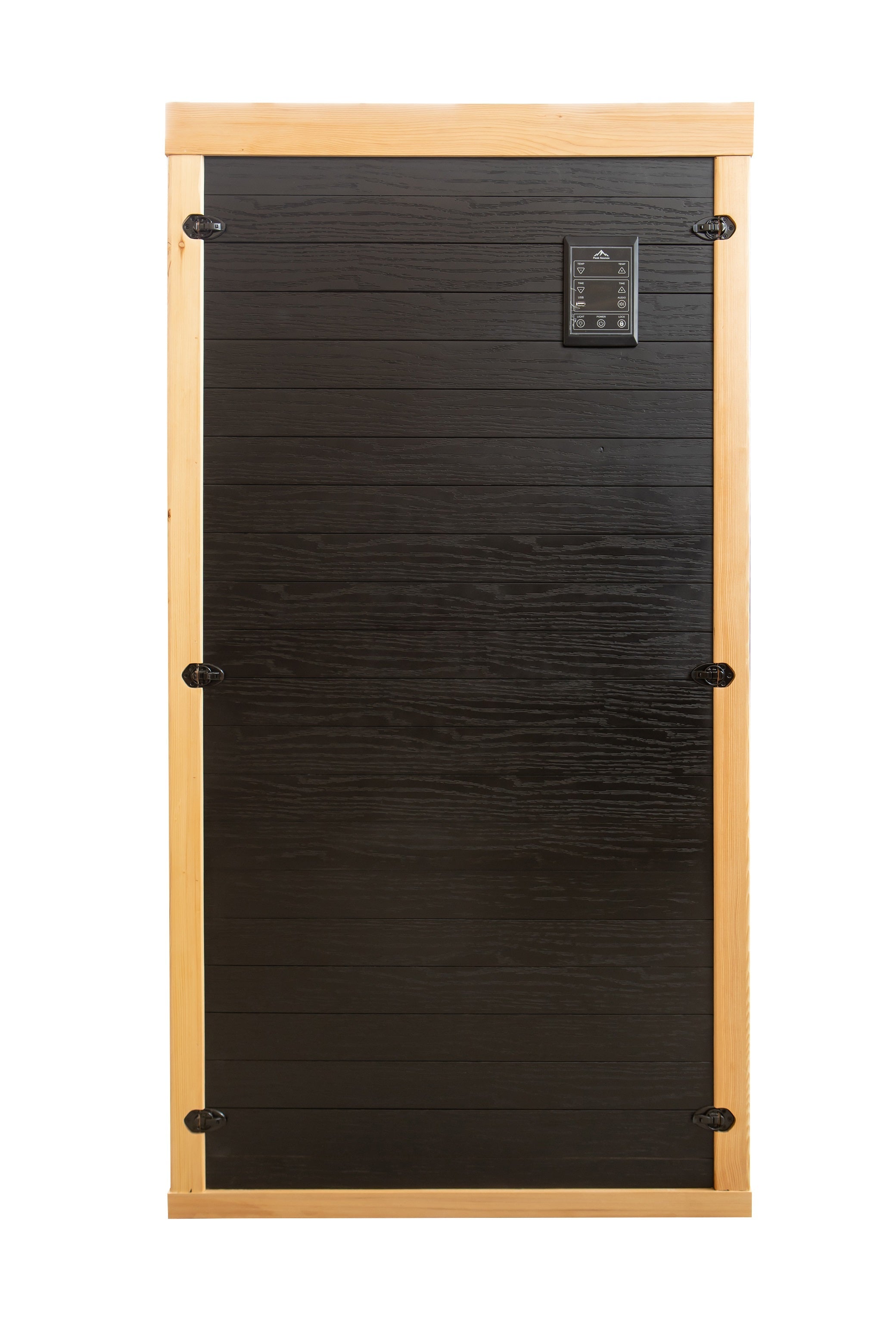 Peak Saunas Shasta 1-Person Full Spectrum Infrared Sauna with XL Medical-Grade Red Light Therapy & Smart WiFi App Control - Energize Trek