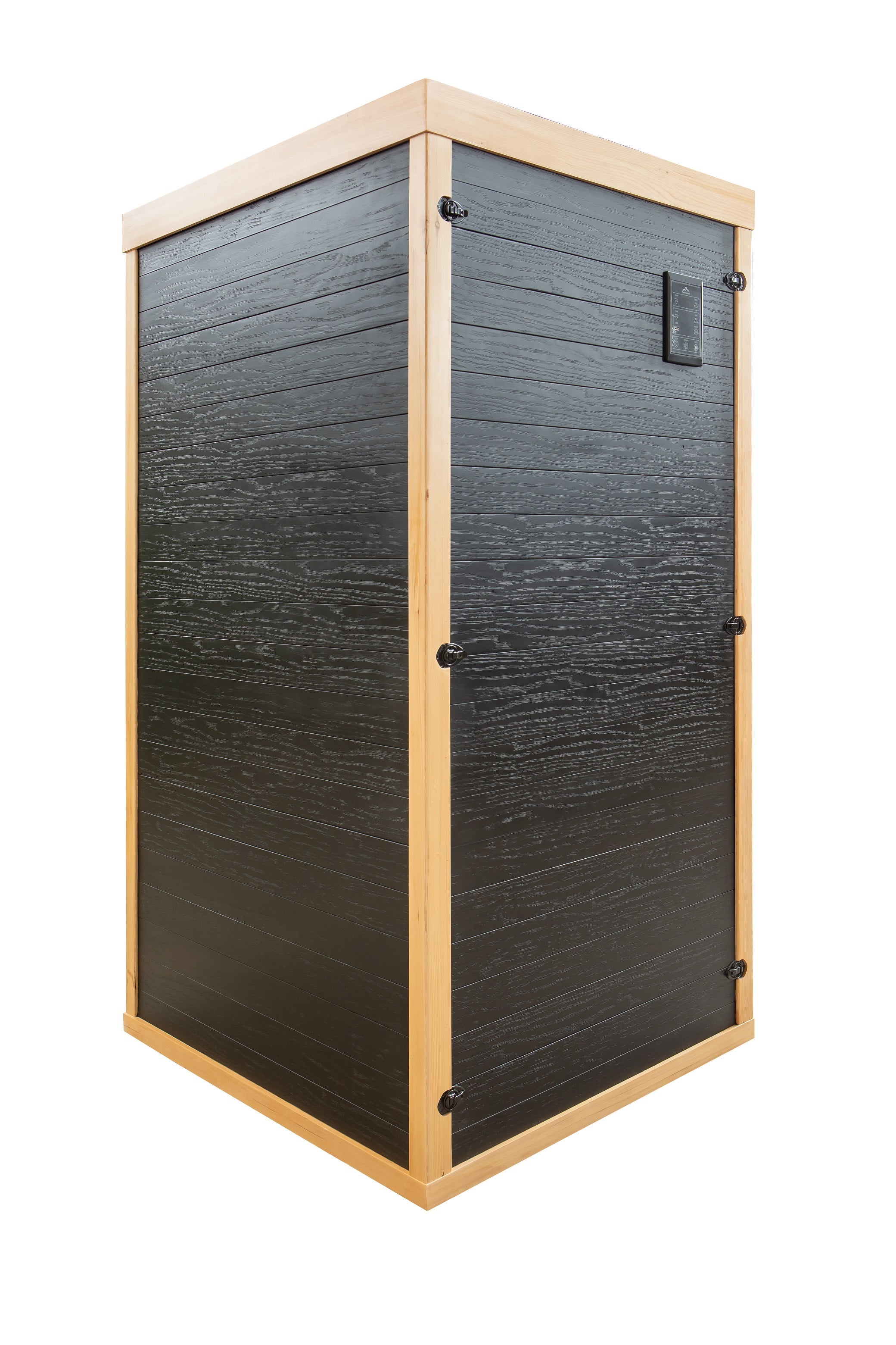 Peak Saunas Shasta 1-Person Full Spectrum Infrared Sauna with XL Medical-Grade Red Light Therapy & Smart WiFi App Control - Energize Trek