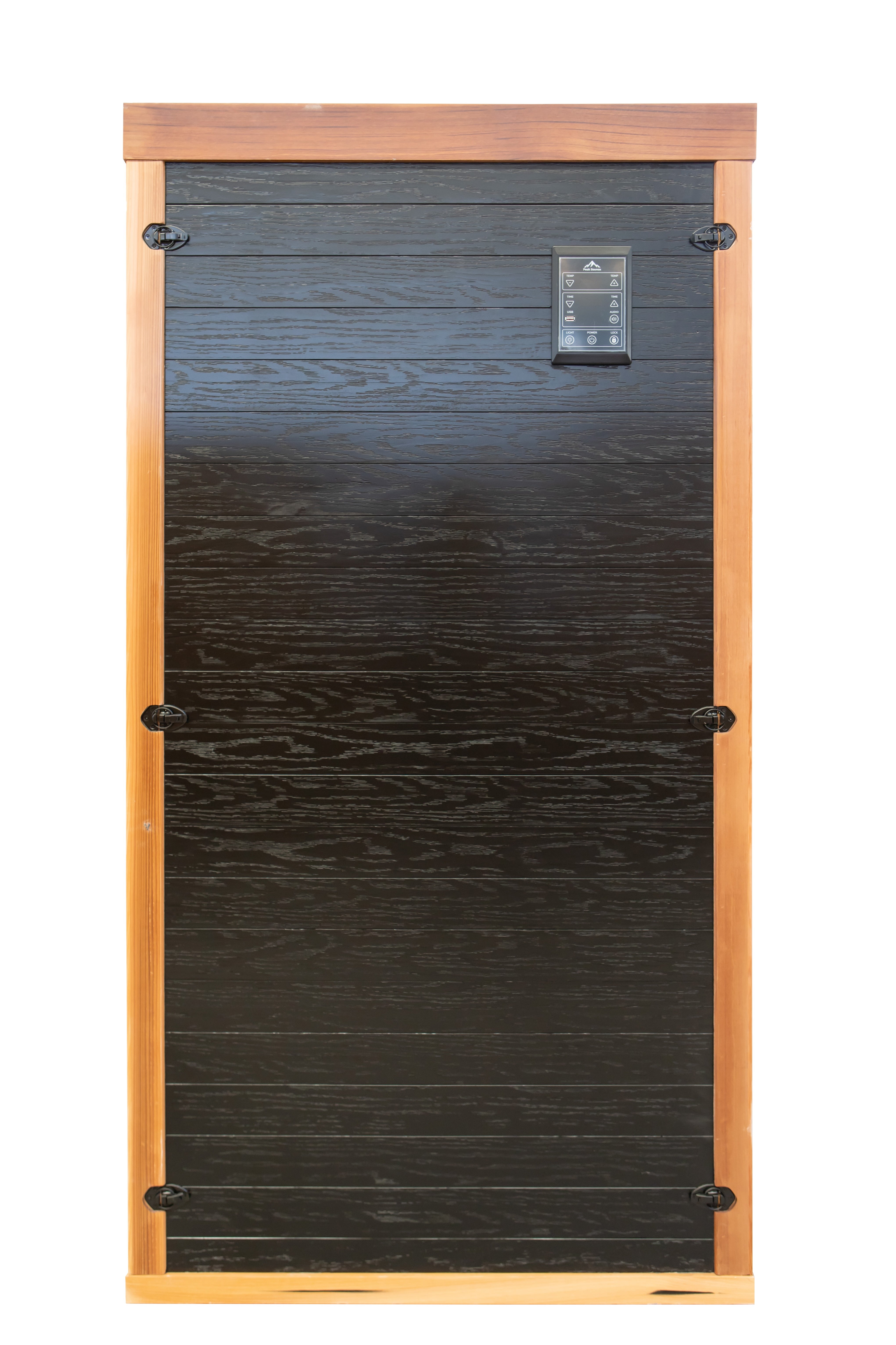 Peak Saunas Rainier 1-Person Full Spectrum Infrared Sauna with XL Medical-Grade Red Light Therapy & Smart WiFi App Control - Energize Trek