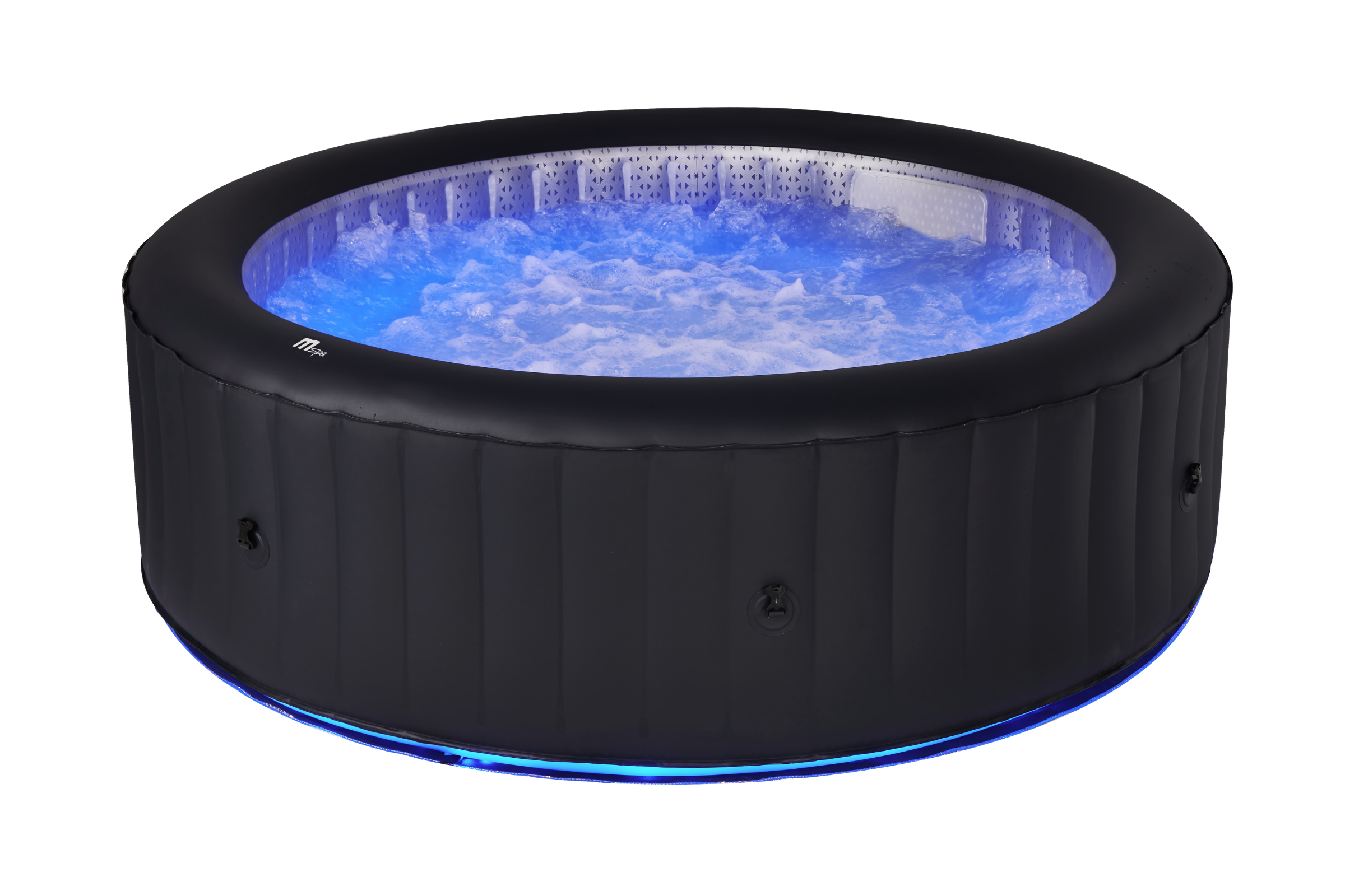 MSPA | AURORA | Urban Series | Inflatable Hot Tub & Spa | Light up the night | Upto 6 Person - Energize Trek