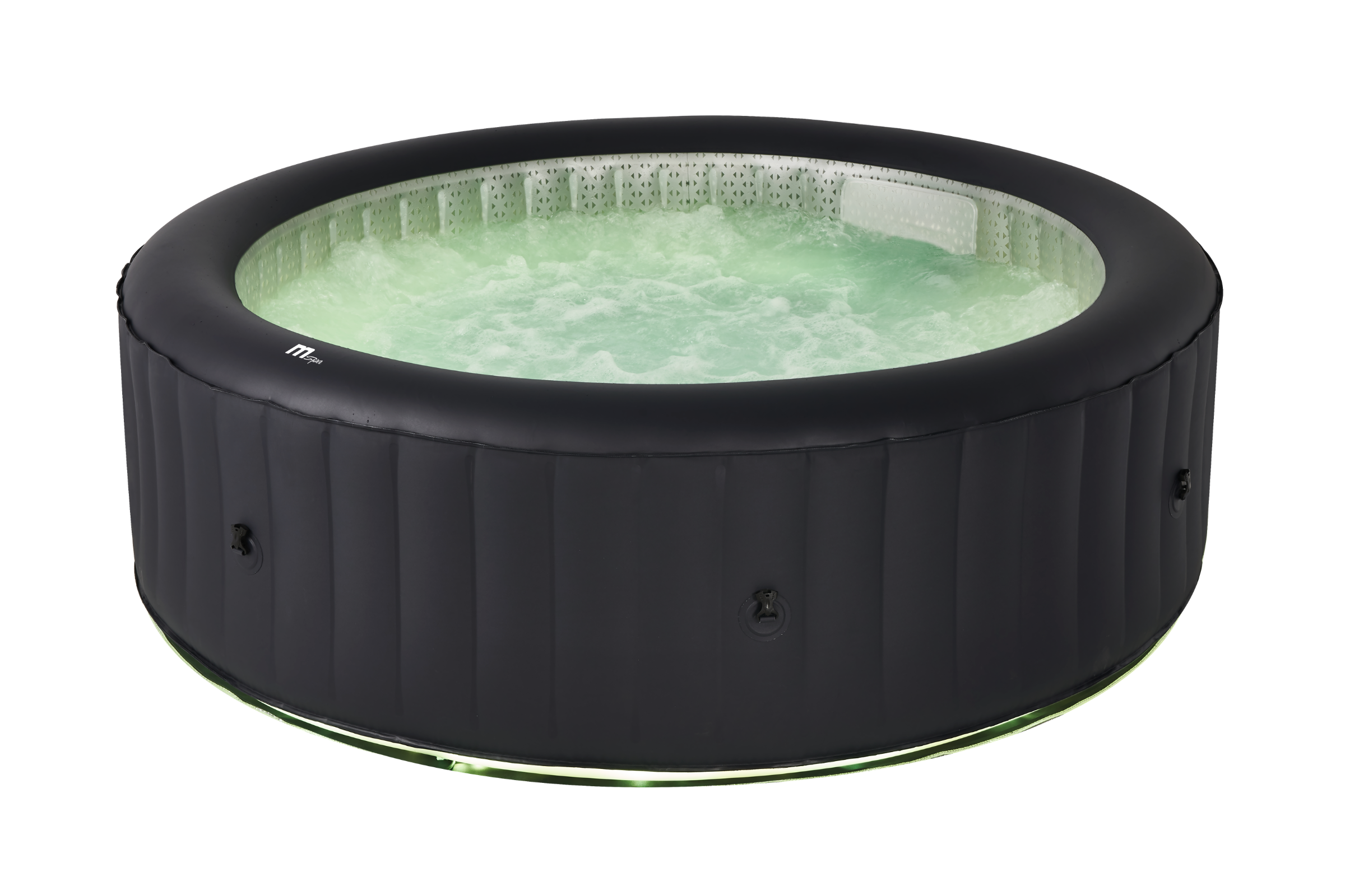 MSPA | AURORA | Urban Series | Inflatable Hot Tub & Spa | Light up the night | Upto 6 Person - Energize Trek